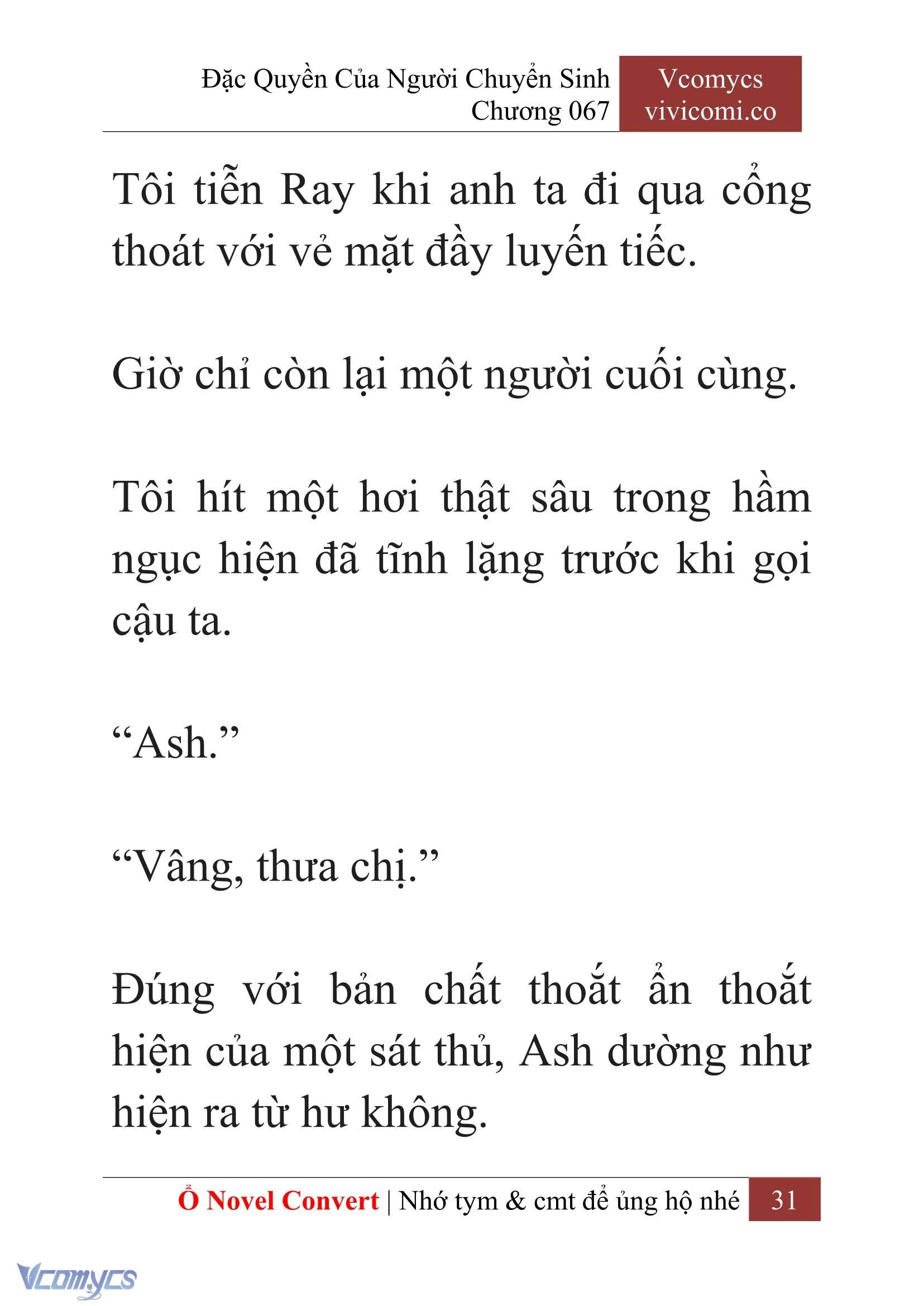 [Novel] Đặc Quyền Của Người Chuyển Sinh Chapter  67 - 33