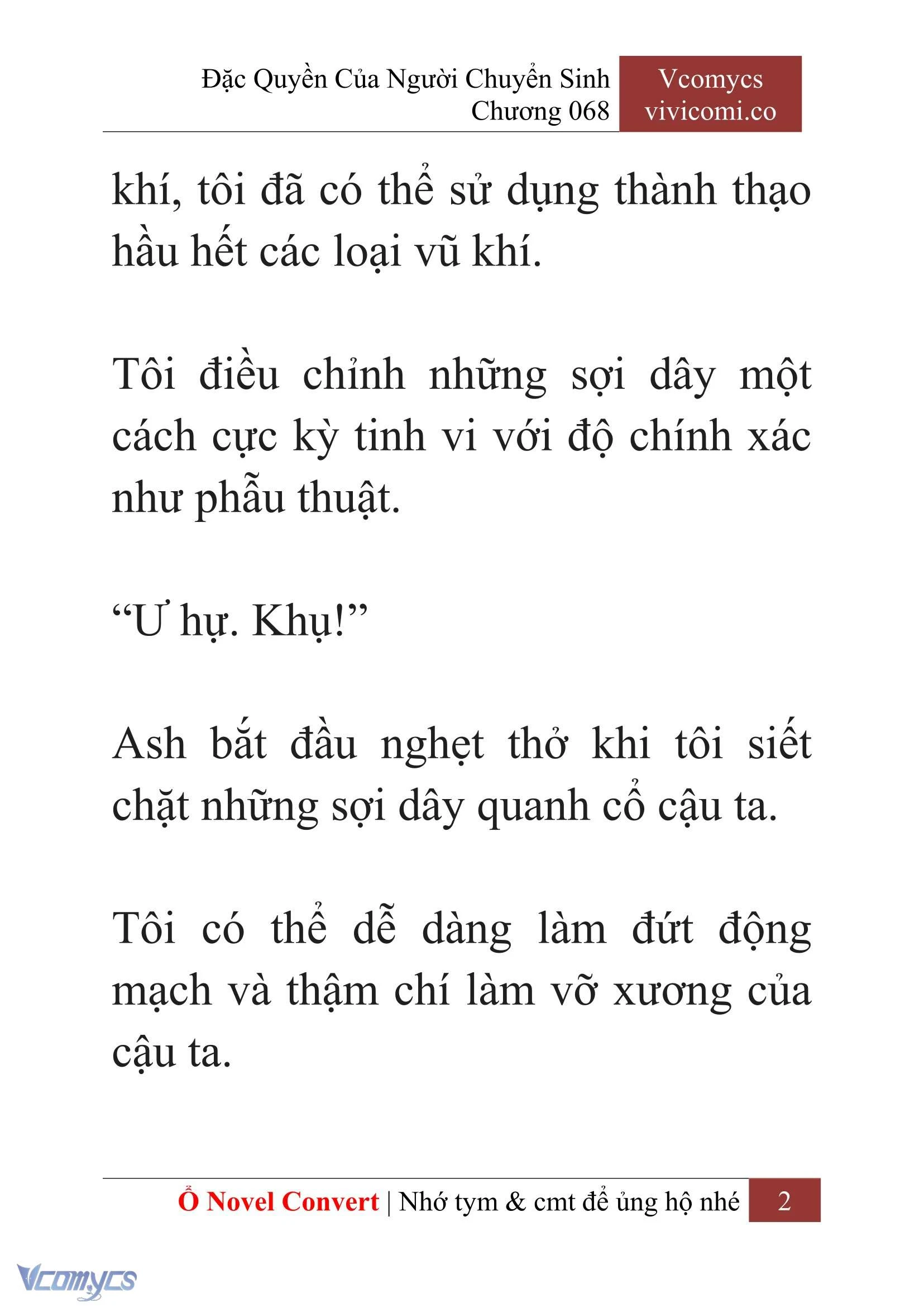 [Novel] Đặc Quyền Của Người Chuyển Sinh Chapter  68 - 4