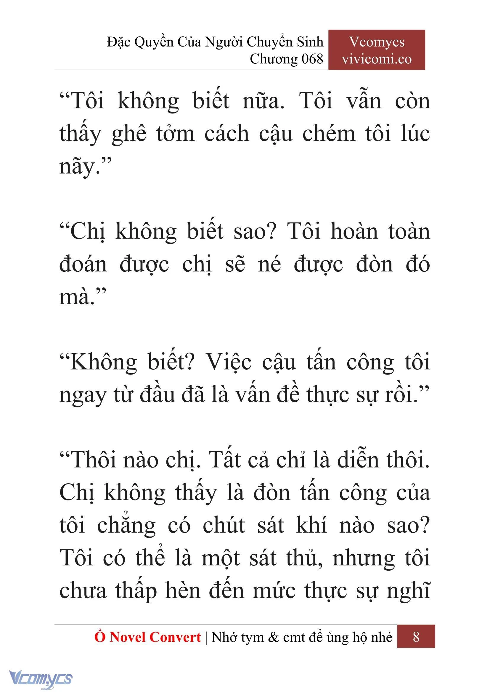 [Novel] Đặc Quyền Của Người Chuyển Sinh Chapter  68 - 10