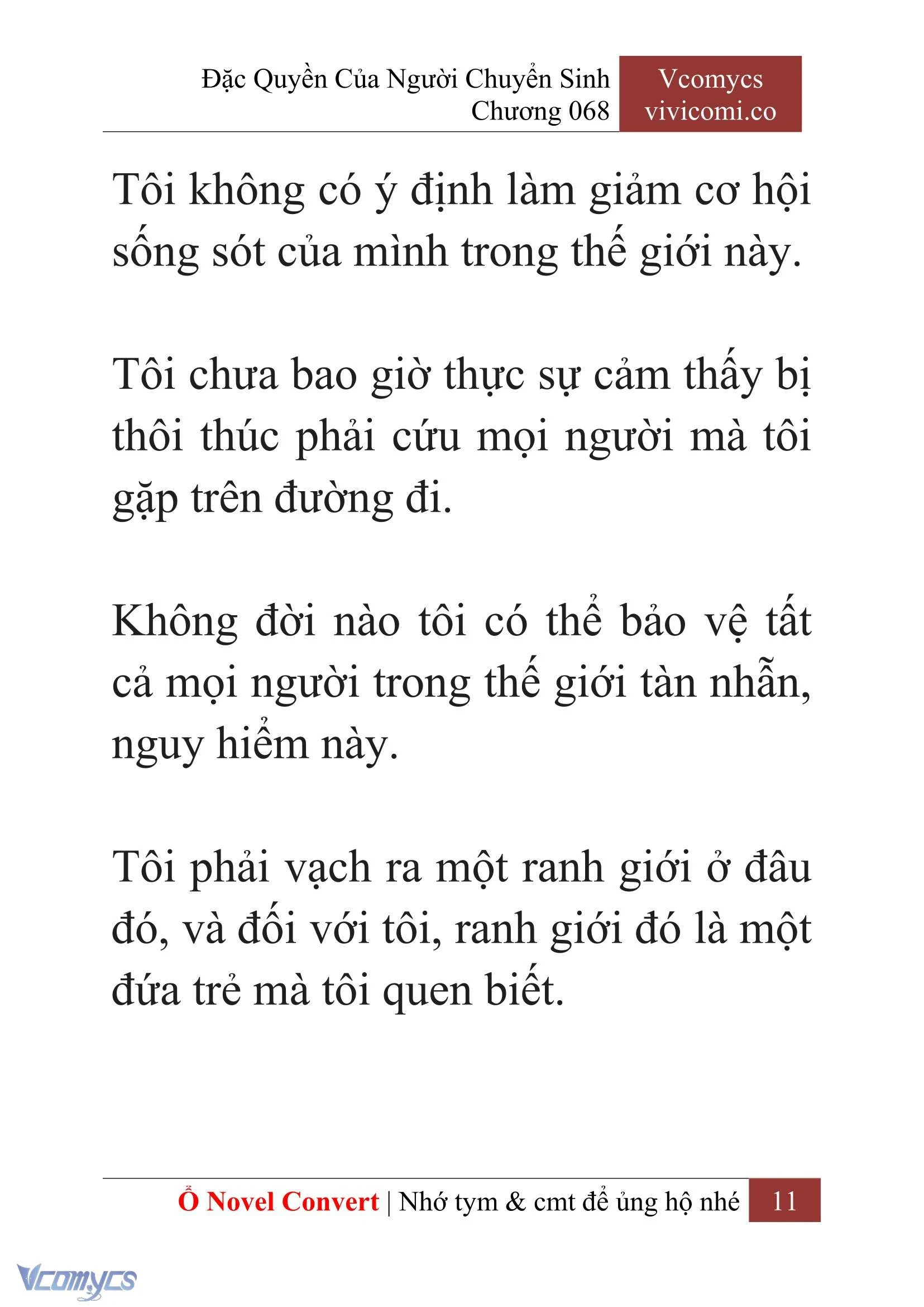 [Novel] Đặc Quyền Của Người Chuyển Sinh Chapter  68 - 13