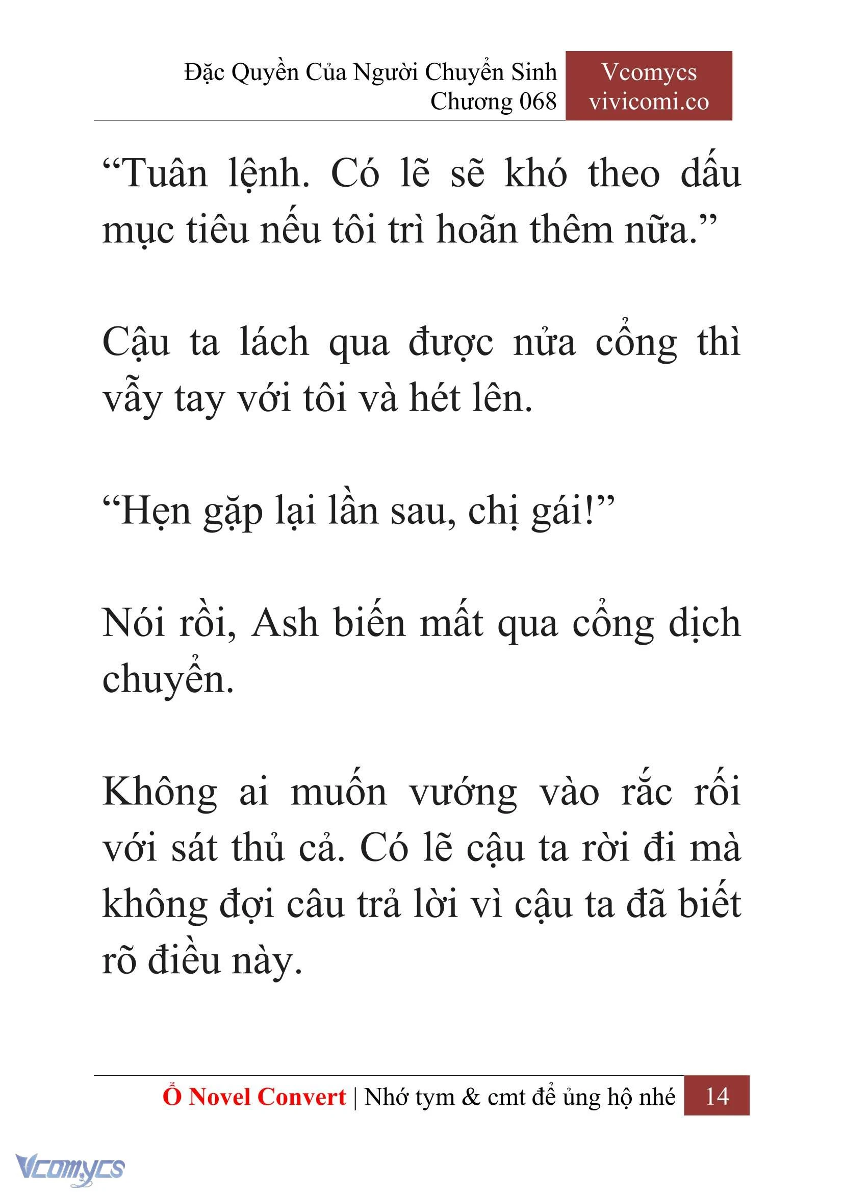 [Novel] Đặc Quyền Của Người Chuyển Sinh Chapter  68 - 16