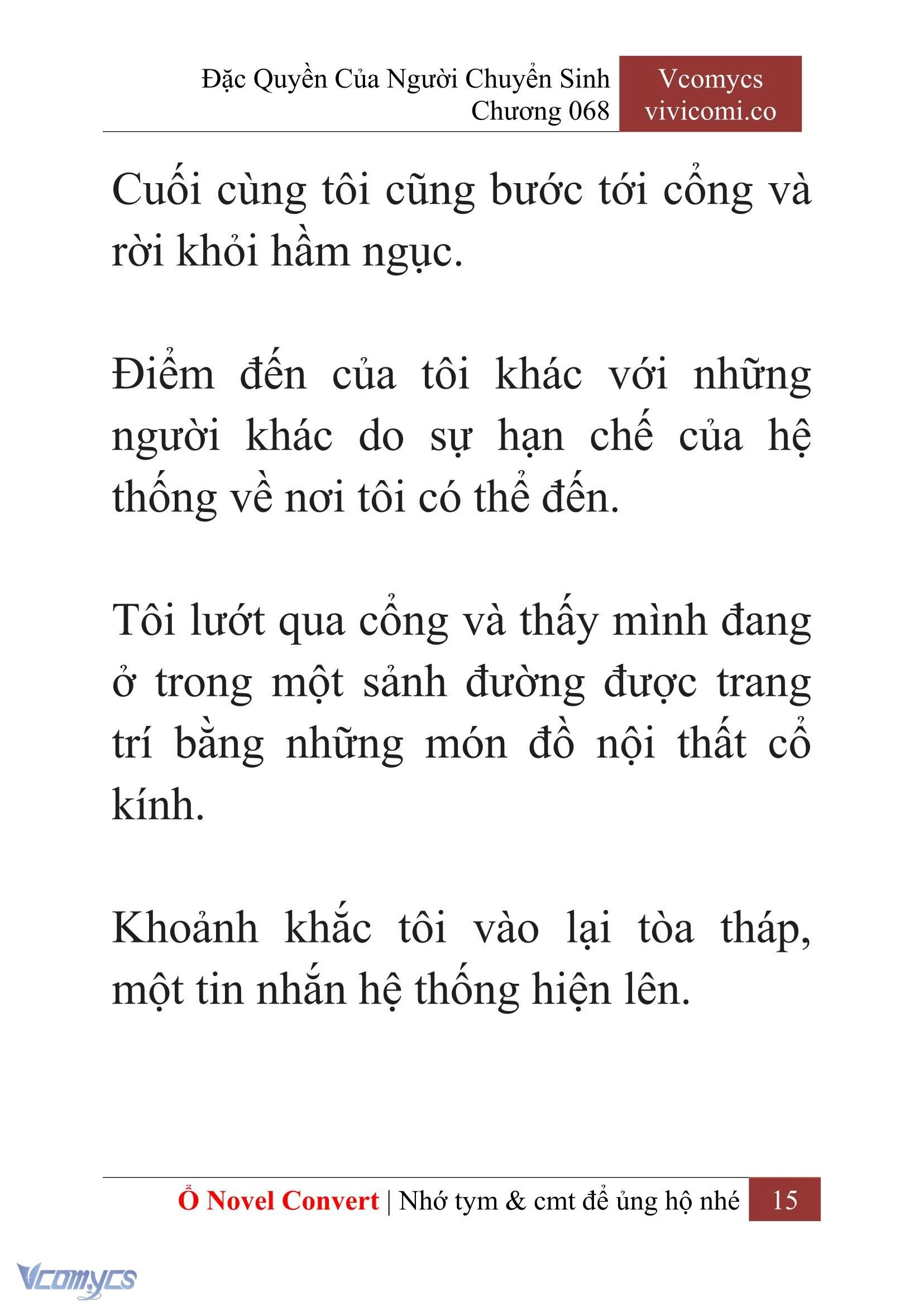 [Novel] Đặc Quyền Của Người Chuyển Sinh Chapter  68 - 17