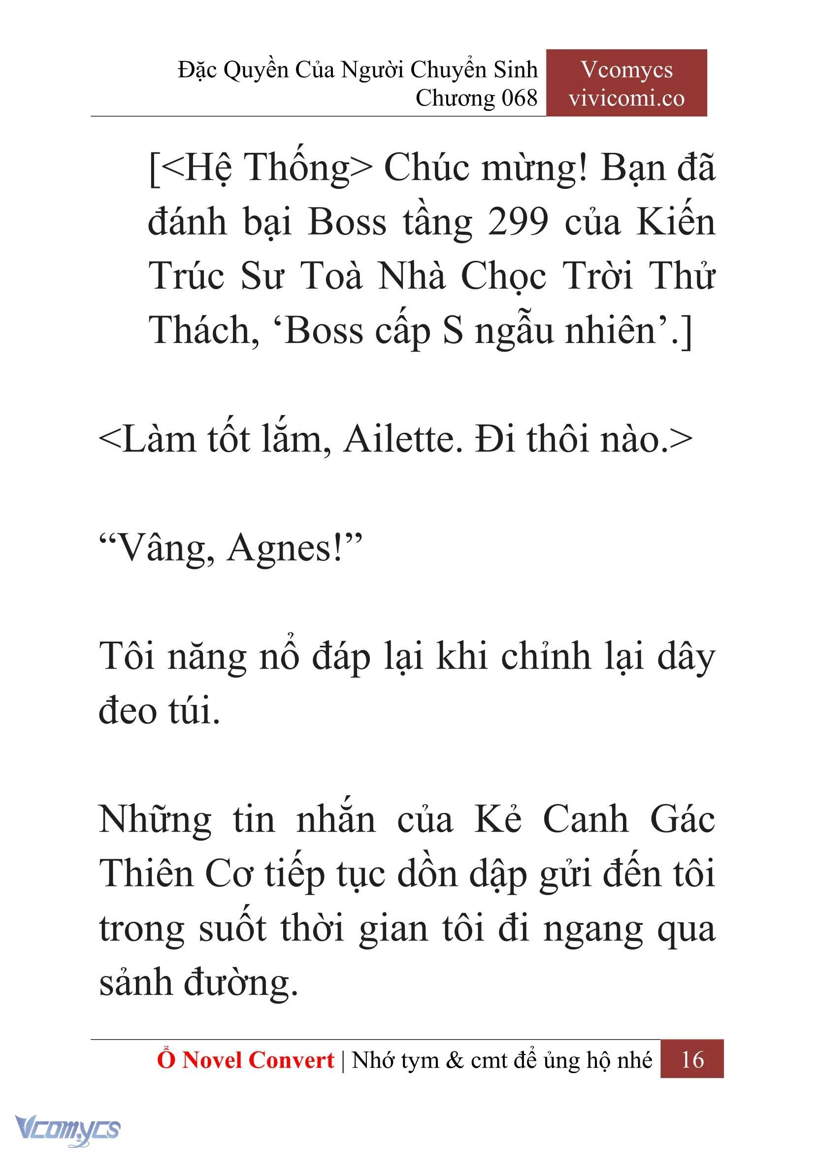 [Novel] Đặc Quyền Của Người Chuyển Sinh Chapter  68 - 18