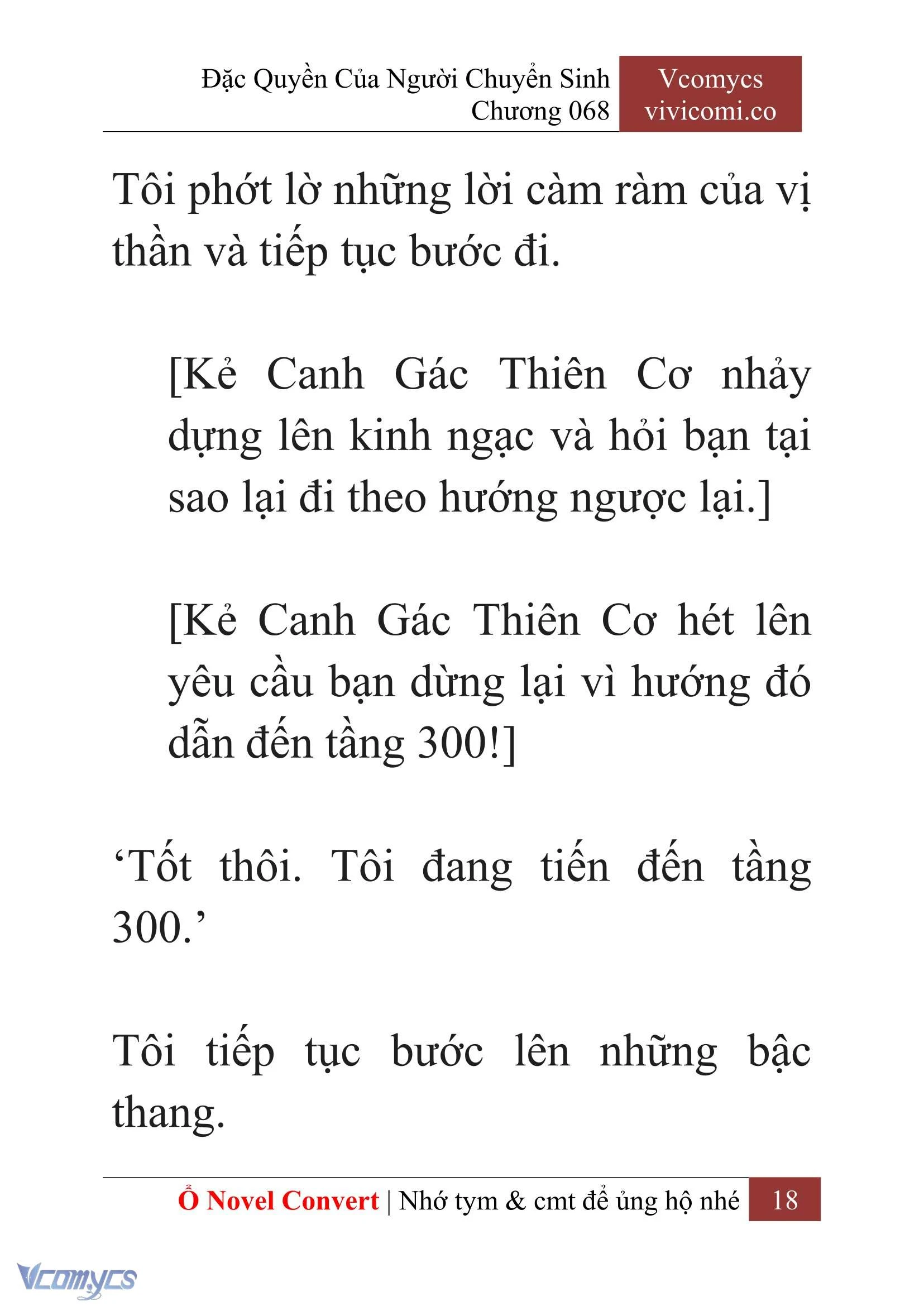 [Novel] Đặc Quyền Của Người Chuyển Sinh Chapter  68 - 20