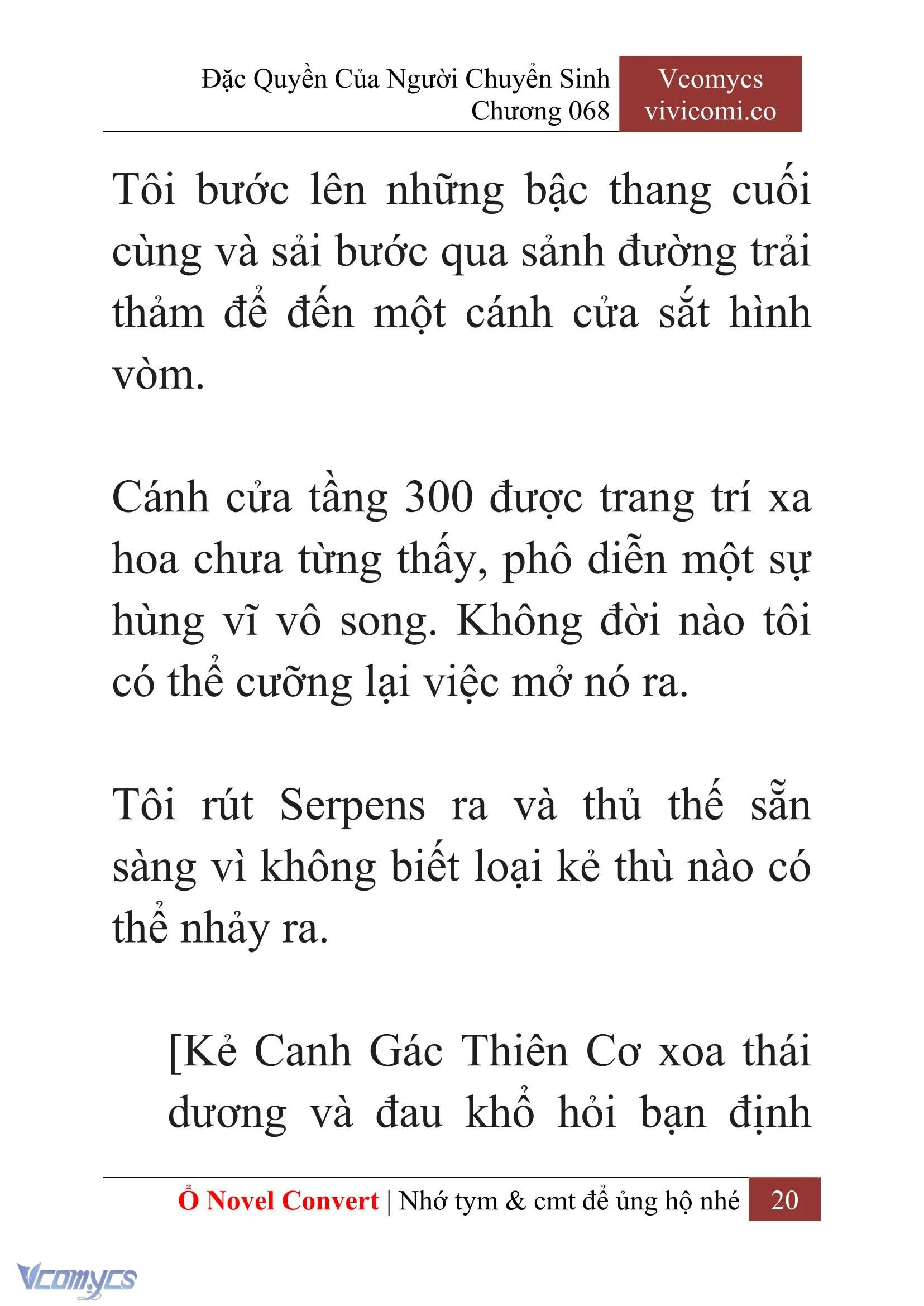 [Novel] Đặc Quyền Của Người Chuyển Sinh Chapter  68 - 22