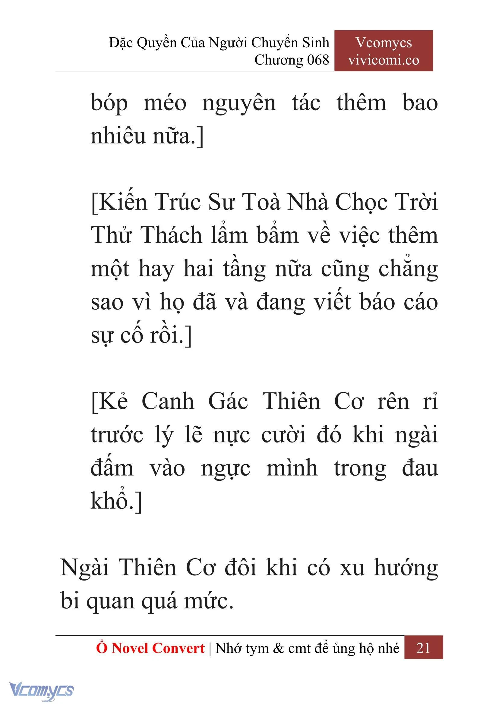 [Novel] Đặc Quyền Của Người Chuyển Sinh Chapter  68 - 23