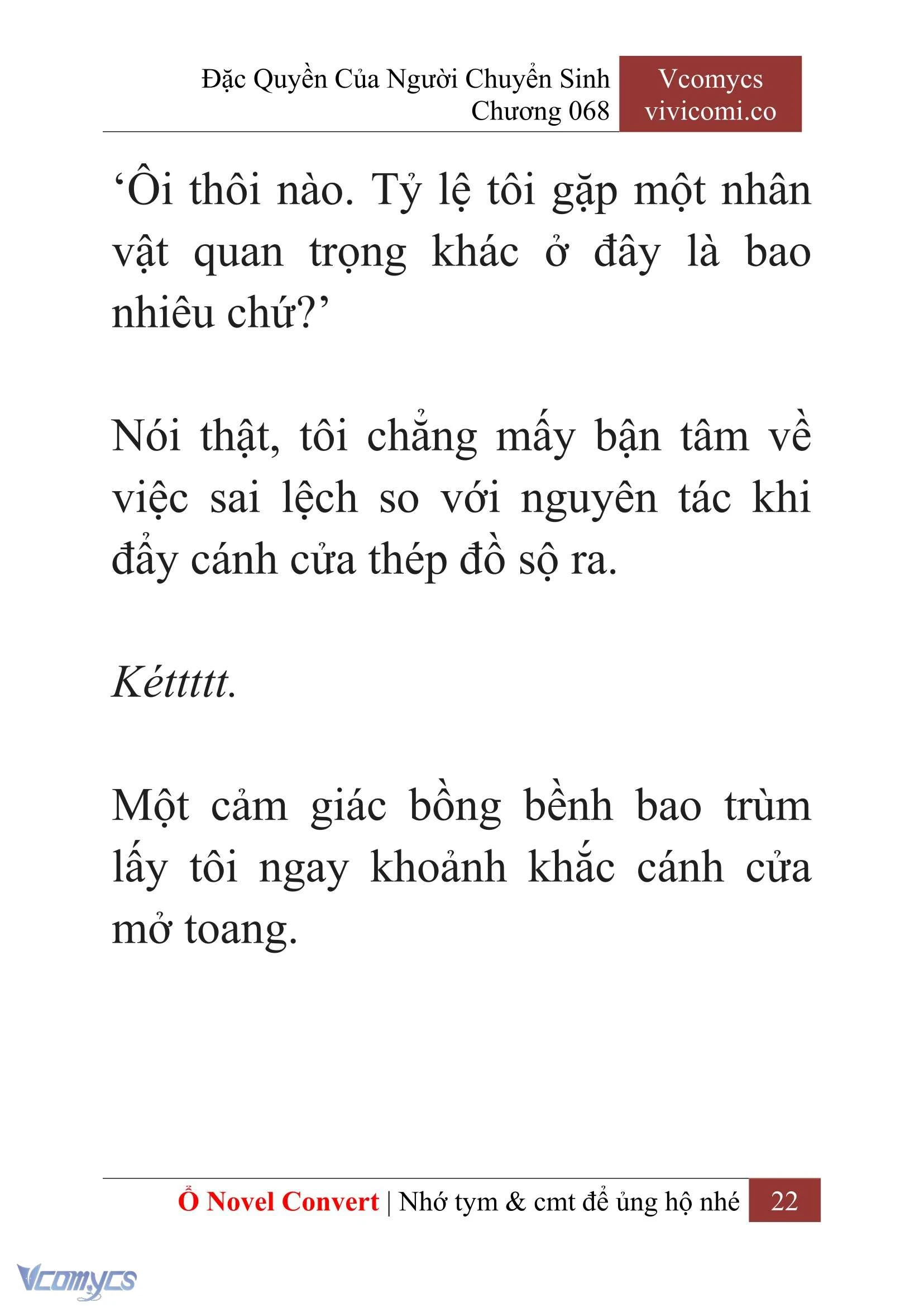 [Novel] Đặc Quyền Của Người Chuyển Sinh Chapter  68 - 24