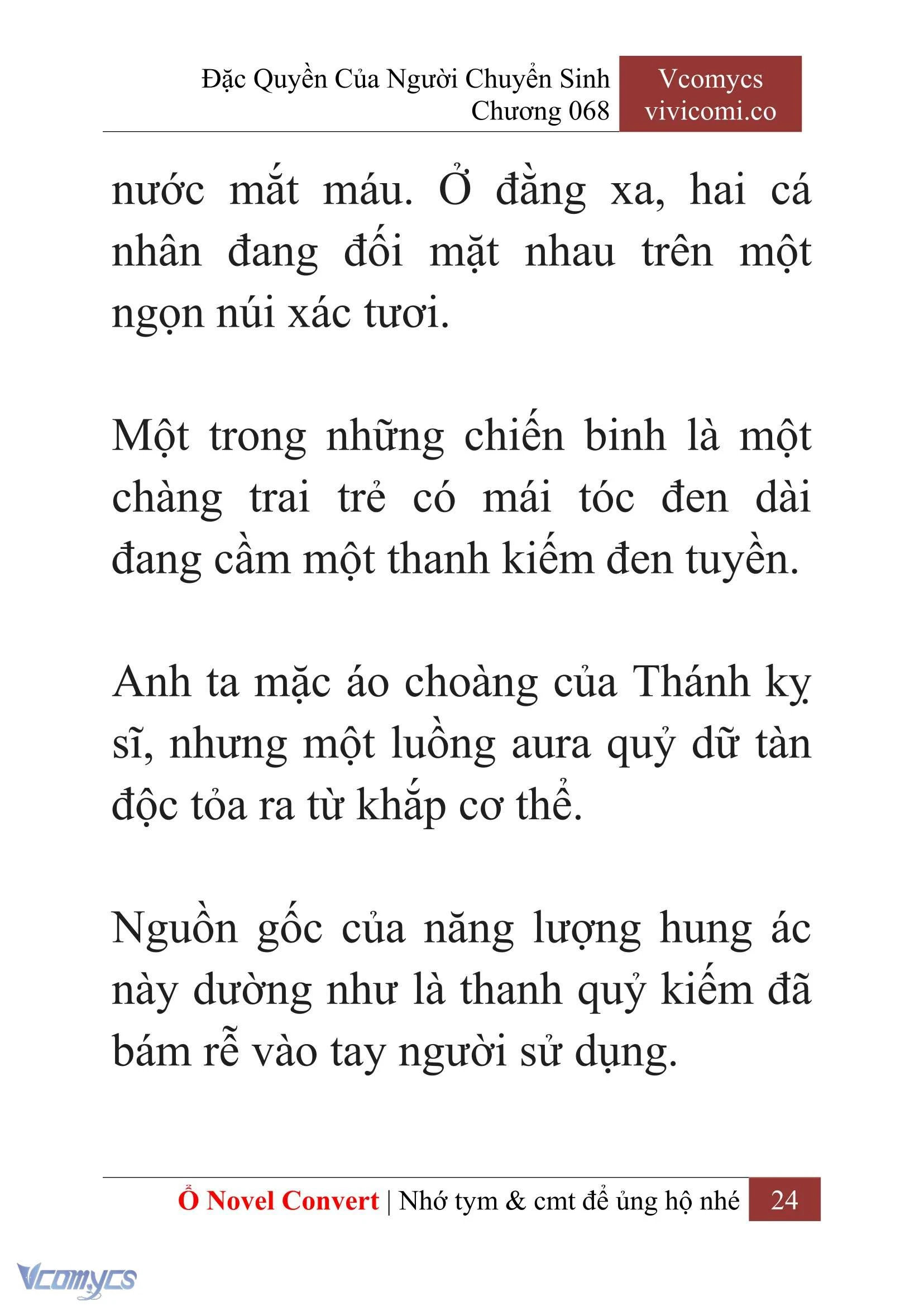 [Novel] Đặc Quyền Của Người Chuyển Sinh Chapter  68 - 26