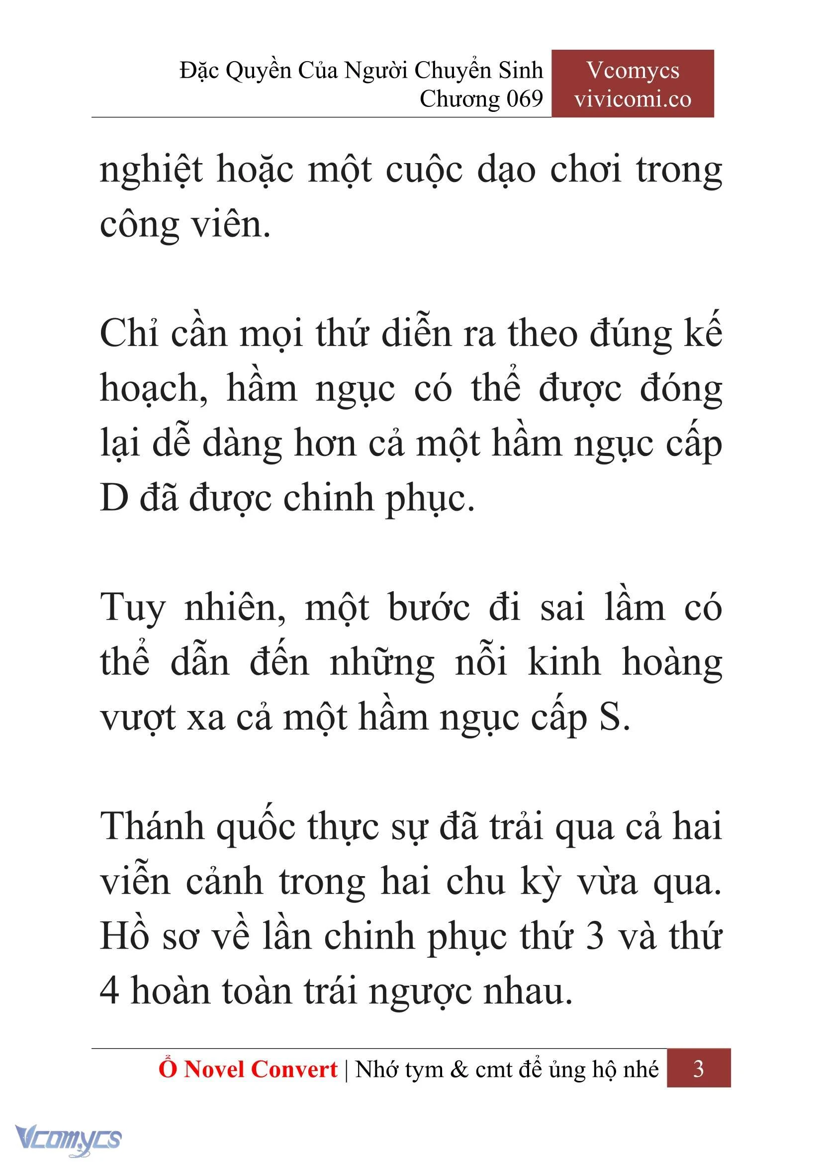 [Novel] Đặc Quyền Của Người Chuyển Sinh Chapter  69 - 5