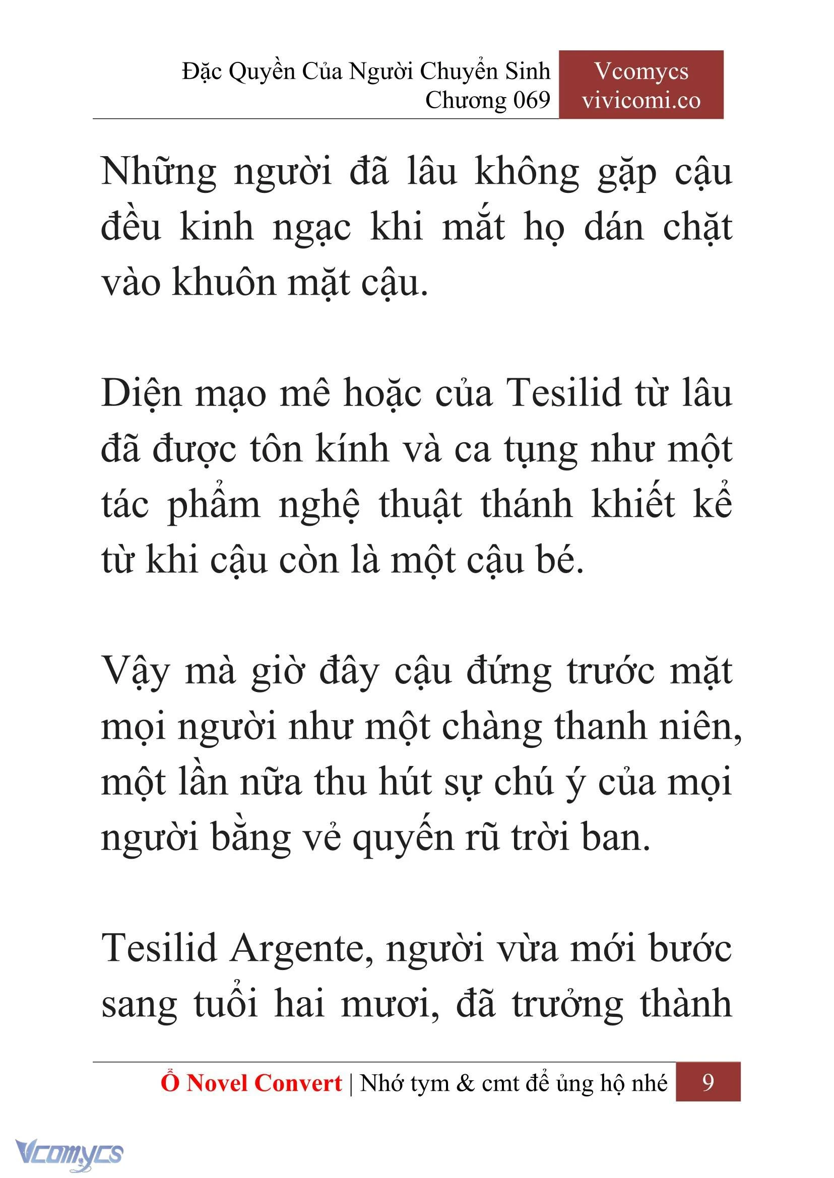 [Novel] Đặc Quyền Của Người Chuyển Sinh Chapter  69 - 11