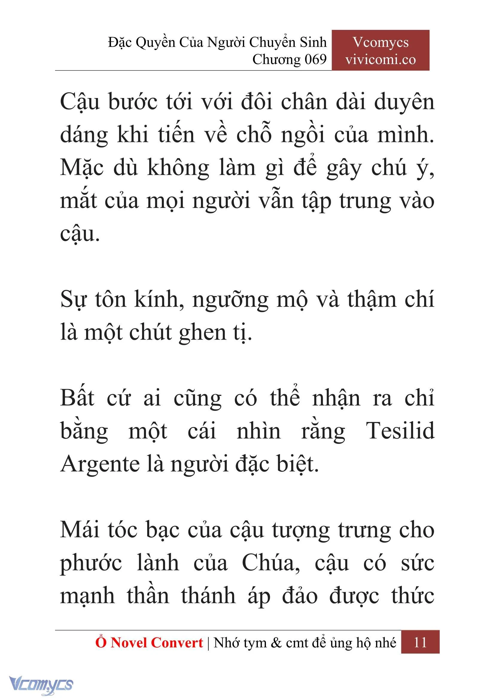 [Novel] Đặc Quyền Của Người Chuyển Sinh Chapter  69 - 13
