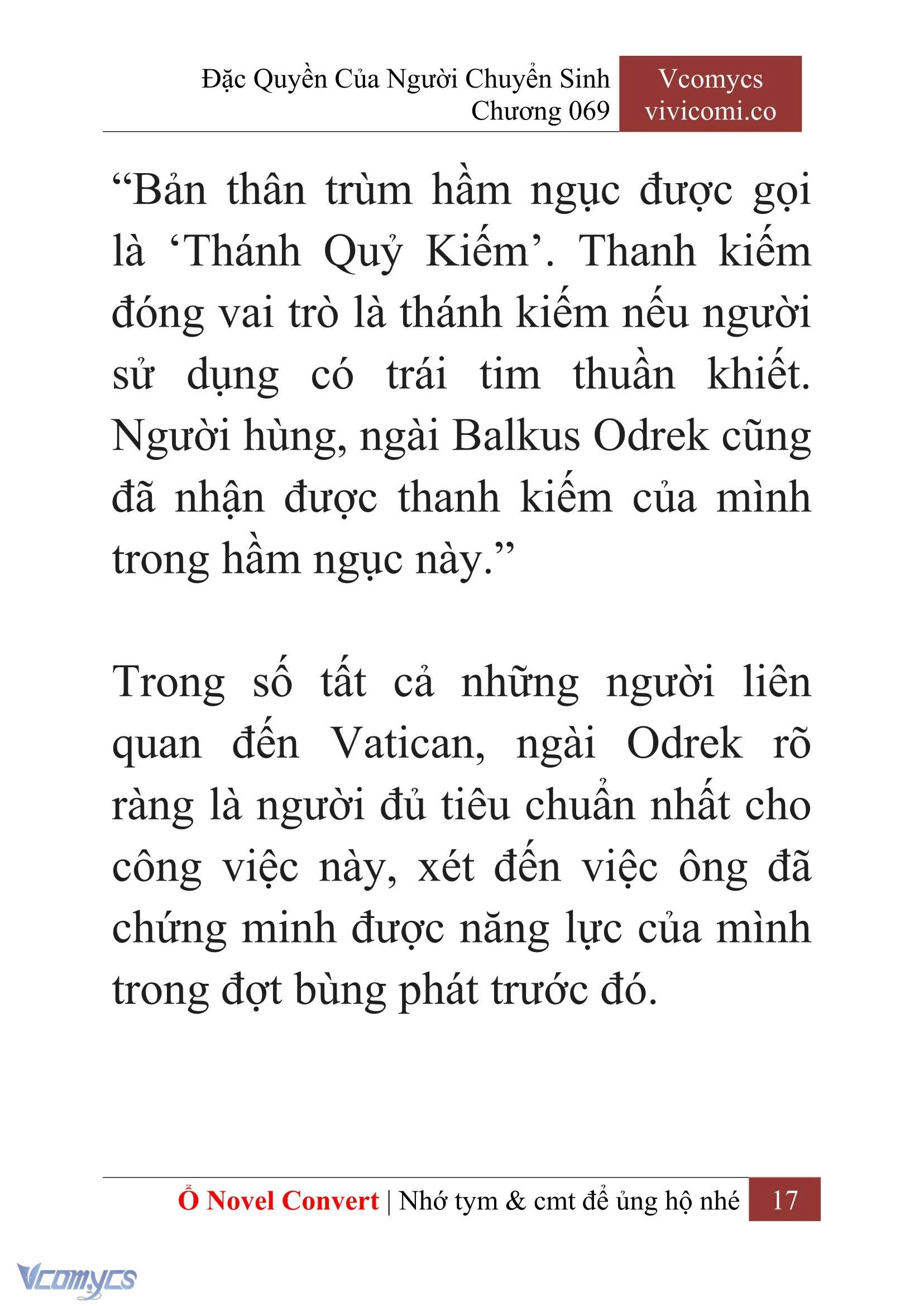 [Novel] Đặc Quyền Của Người Chuyển Sinh Chapter  69 - 19