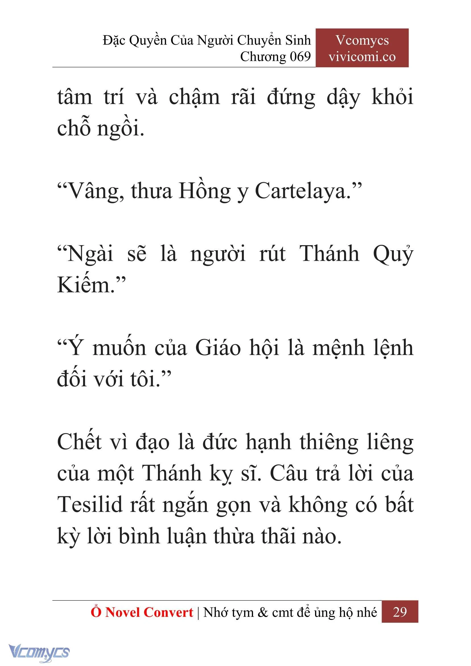[Novel] Đặc Quyền Của Người Chuyển Sinh Chapter  69 - 31