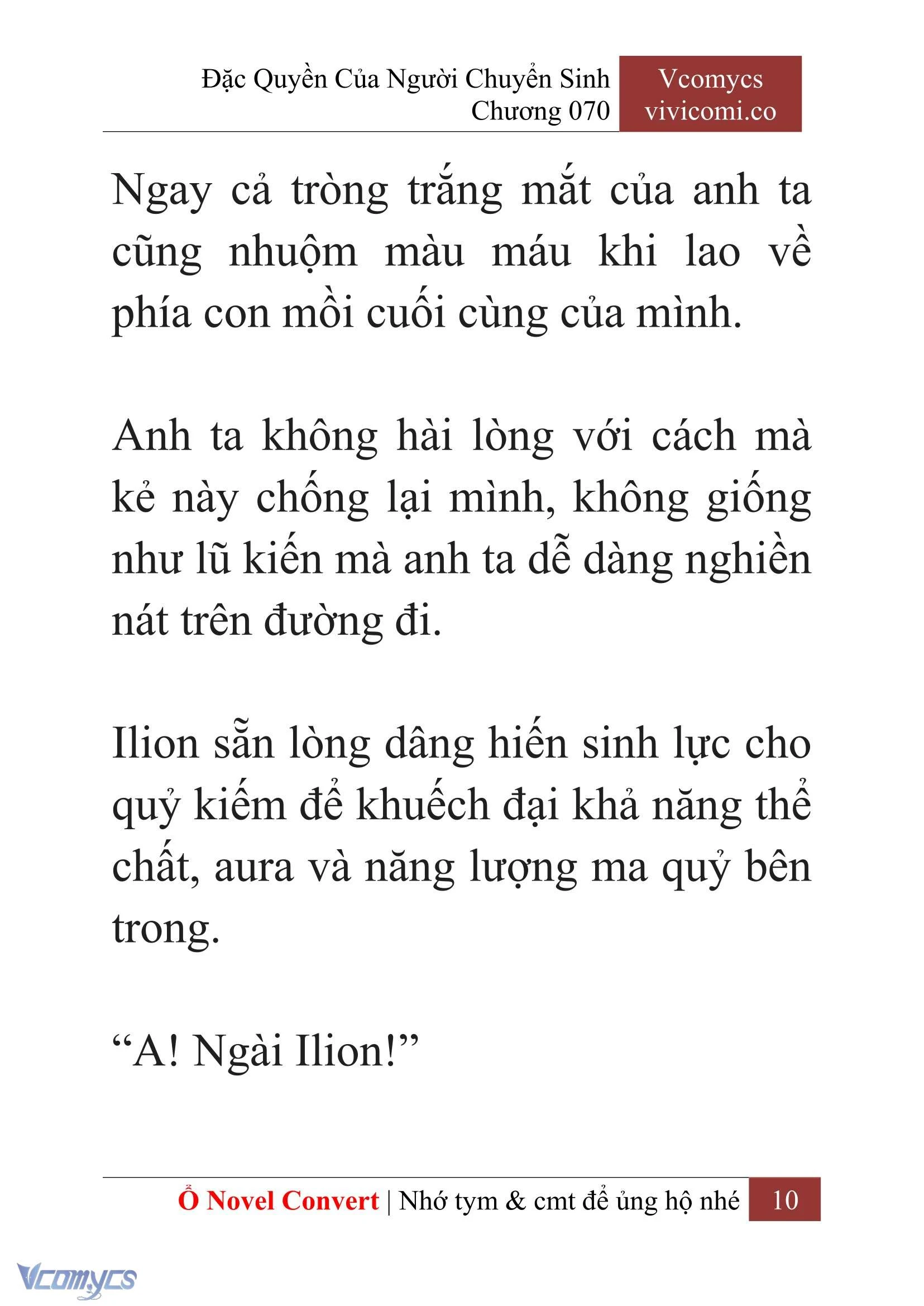 [Novel] Đặc Quyền Của Người Chuyển Sinh Chapter  70 - 12