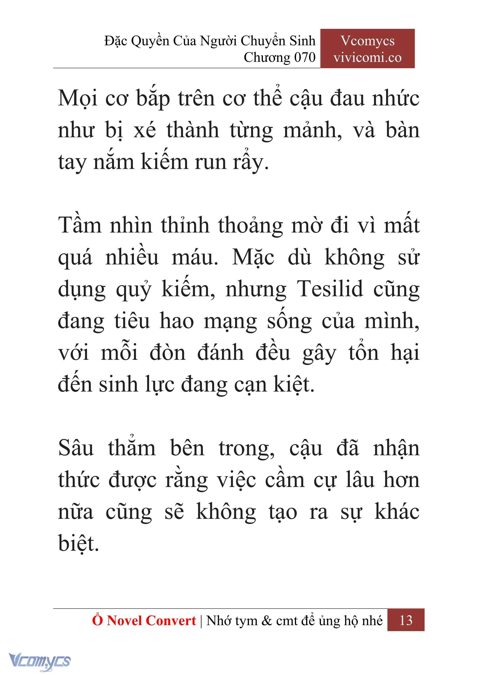 [Novel] Đặc Quyền Của Người Chuyển Sinh Chapter  70 - 15