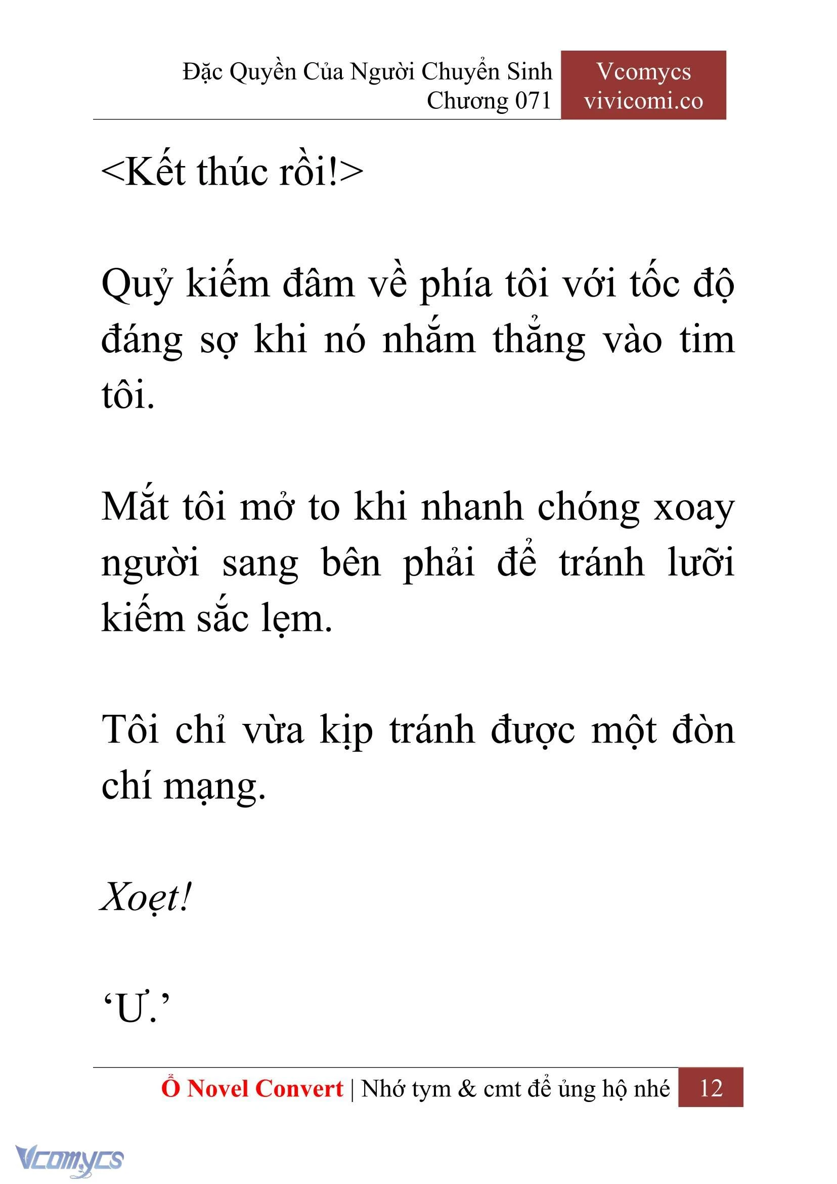 [Novel] Đặc Quyền Của Người Chuyển Sinh Chapter  71 - 14