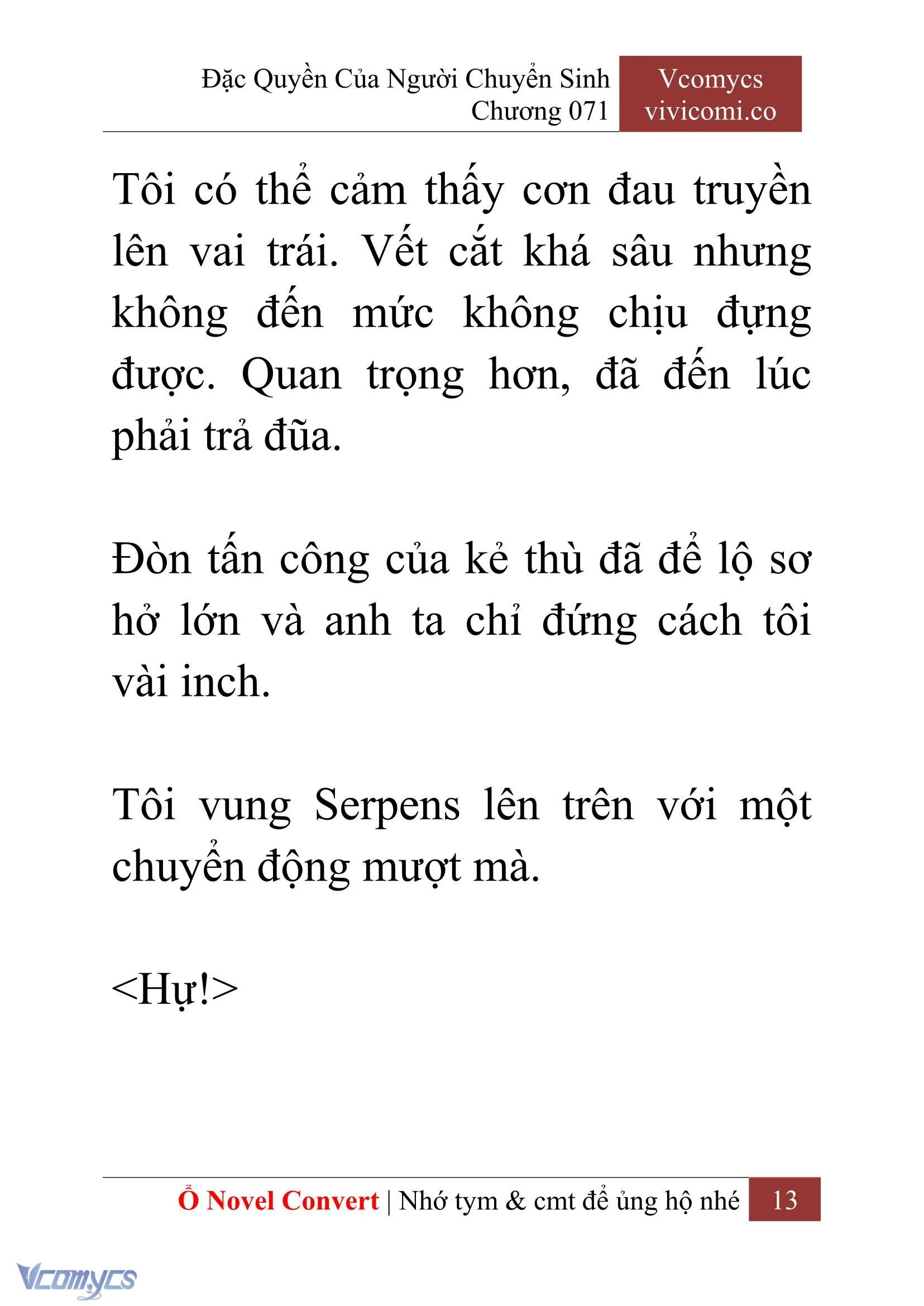 [Novel] Đặc Quyền Của Người Chuyển Sinh Chapter  71 - 15