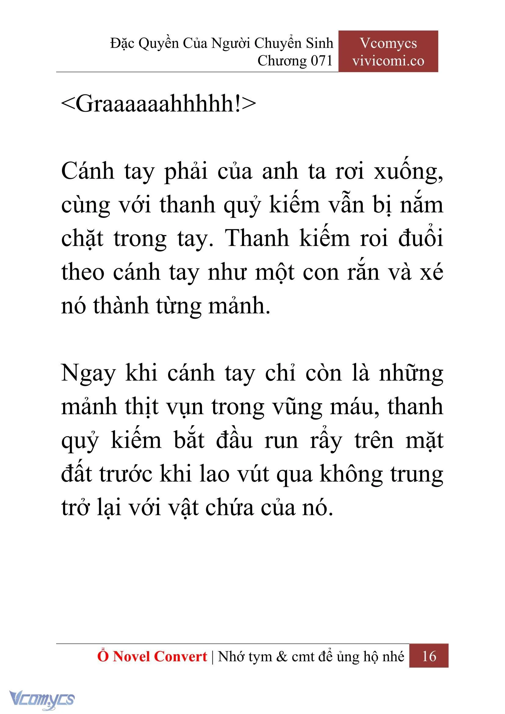 [Novel] Đặc Quyền Của Người Chuyển Sinh Chapter  71 - 18