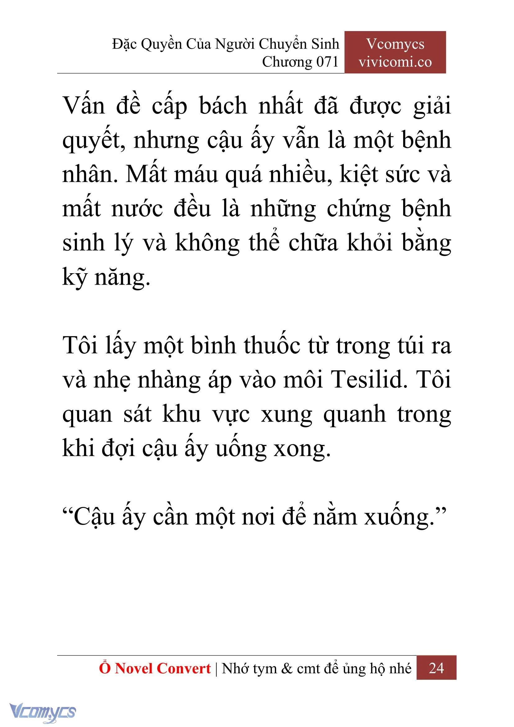 [Novel] Đặc Quyền Của Người Chuyển Sinh Chapter  71 - 26