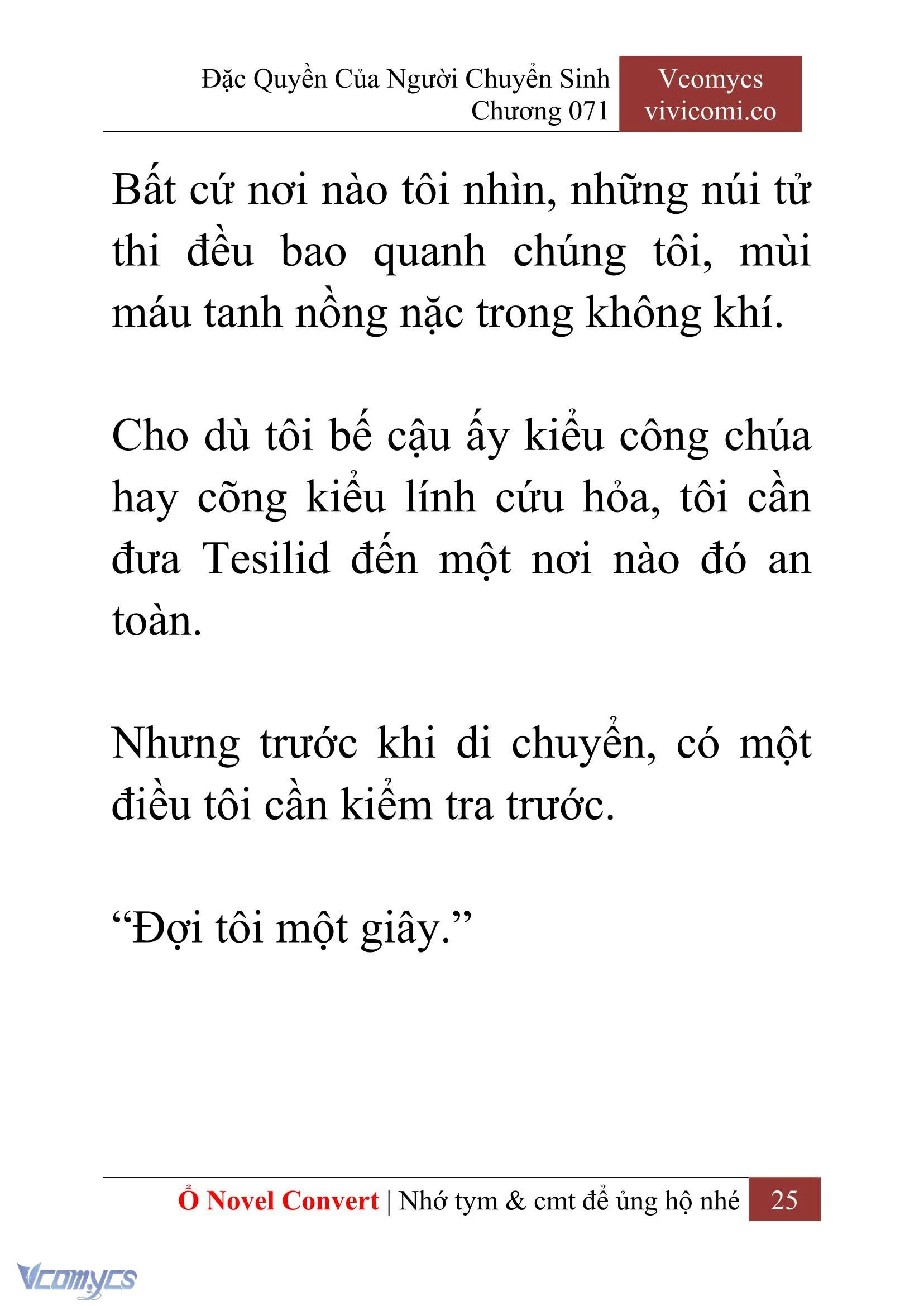 [Novel] Đặc Quyền Của Người Chuyển Sinh Chapter  71 - 27
