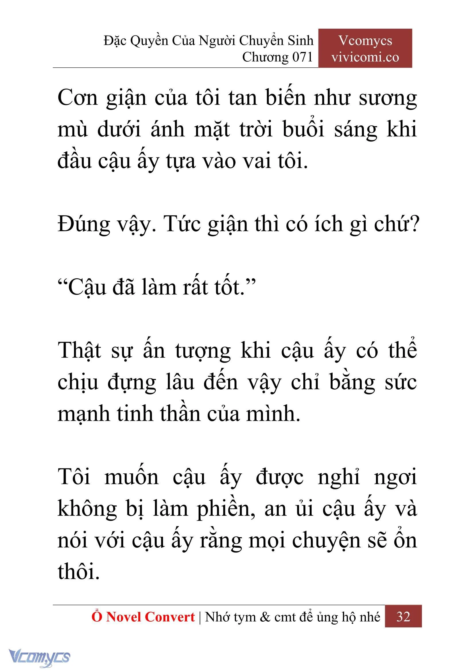 [Novel] Đặc Quyền Của Người Chuyển Sinh Chapter  71 - 34