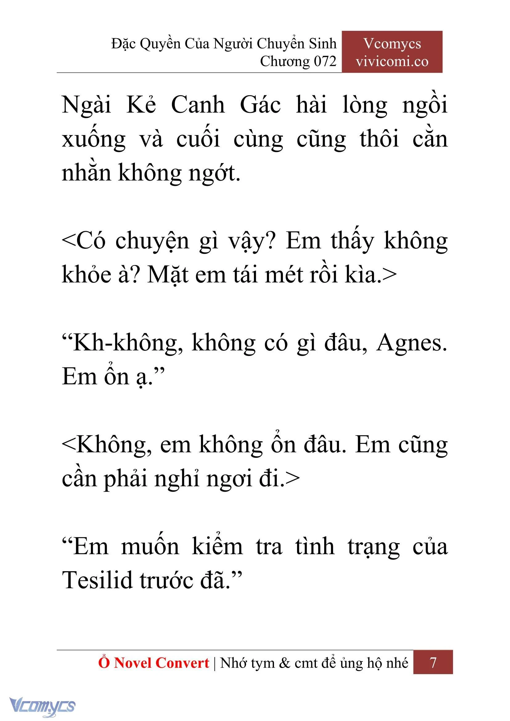 [Novel] Đặc Quyền Của Người Chuyển Sinh Chapter  72 - 9