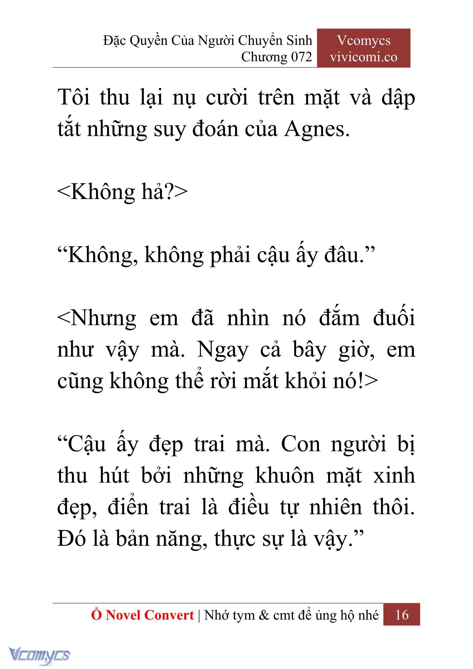 [Novel] Đặc Quyền Của Người Chuyển Sinh Chapter  72 - 18