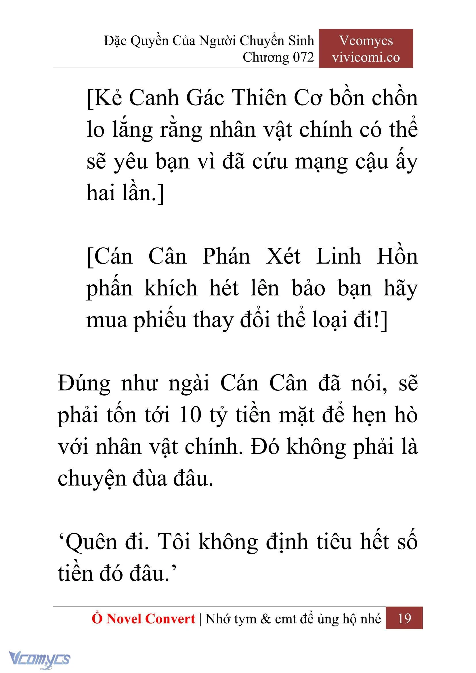 [Novel] Đặc Quyền Của Người Chuyển Sinh Chapter  72 - 21