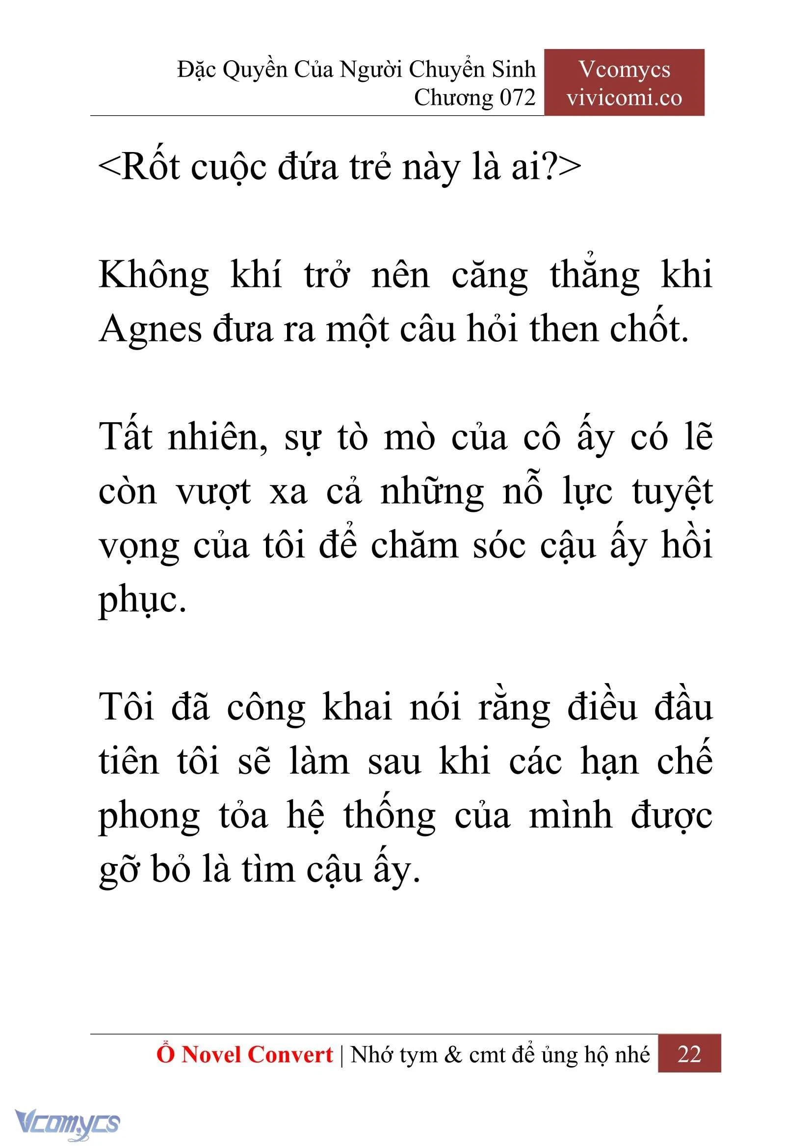 [Novel] Đặc Quyền Của Người Chuyển Sinh Chapter  72 - 24