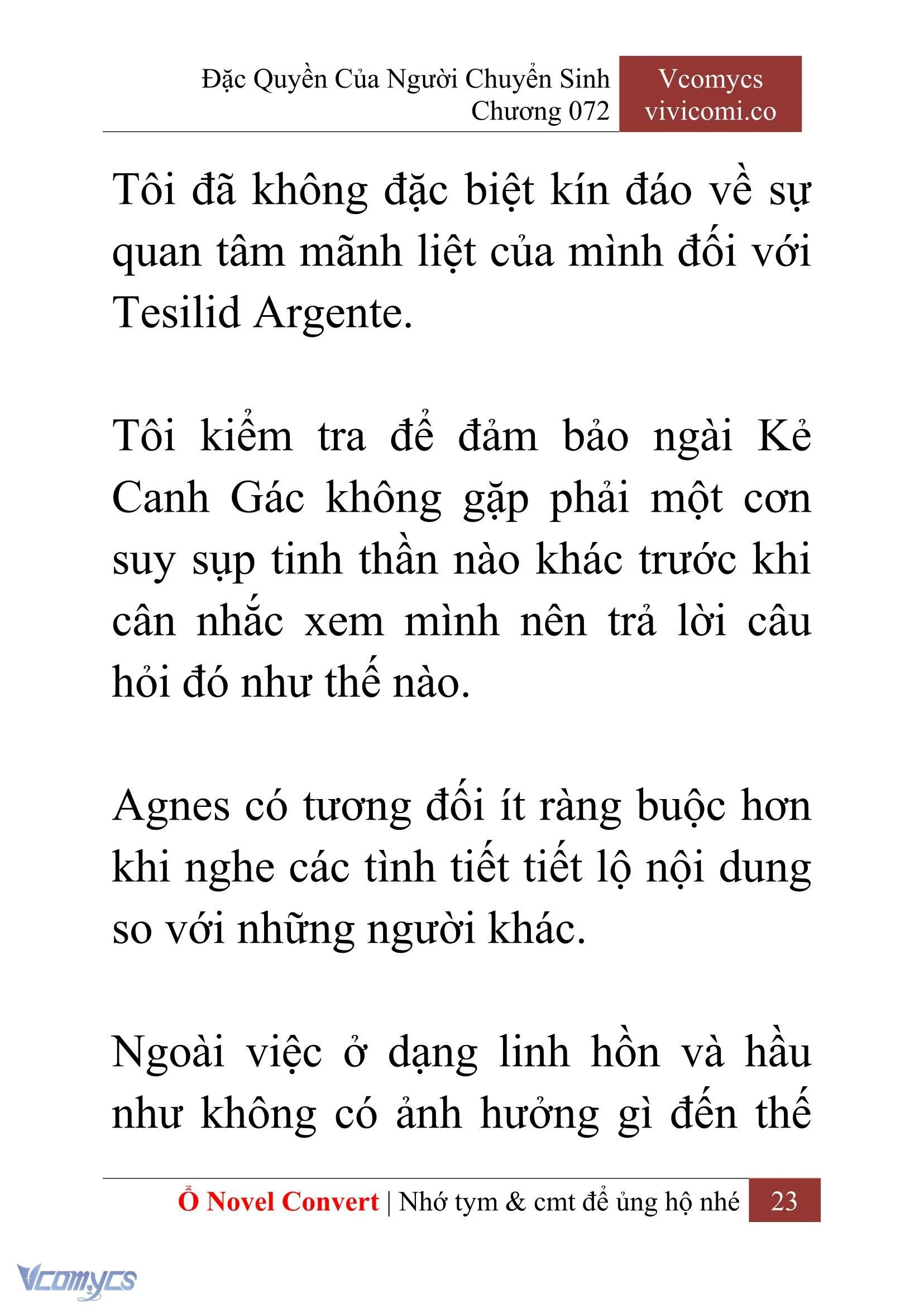 [Novel] Đặc Quyền Của Người Chuyển Sinh Chapter  72 - 25