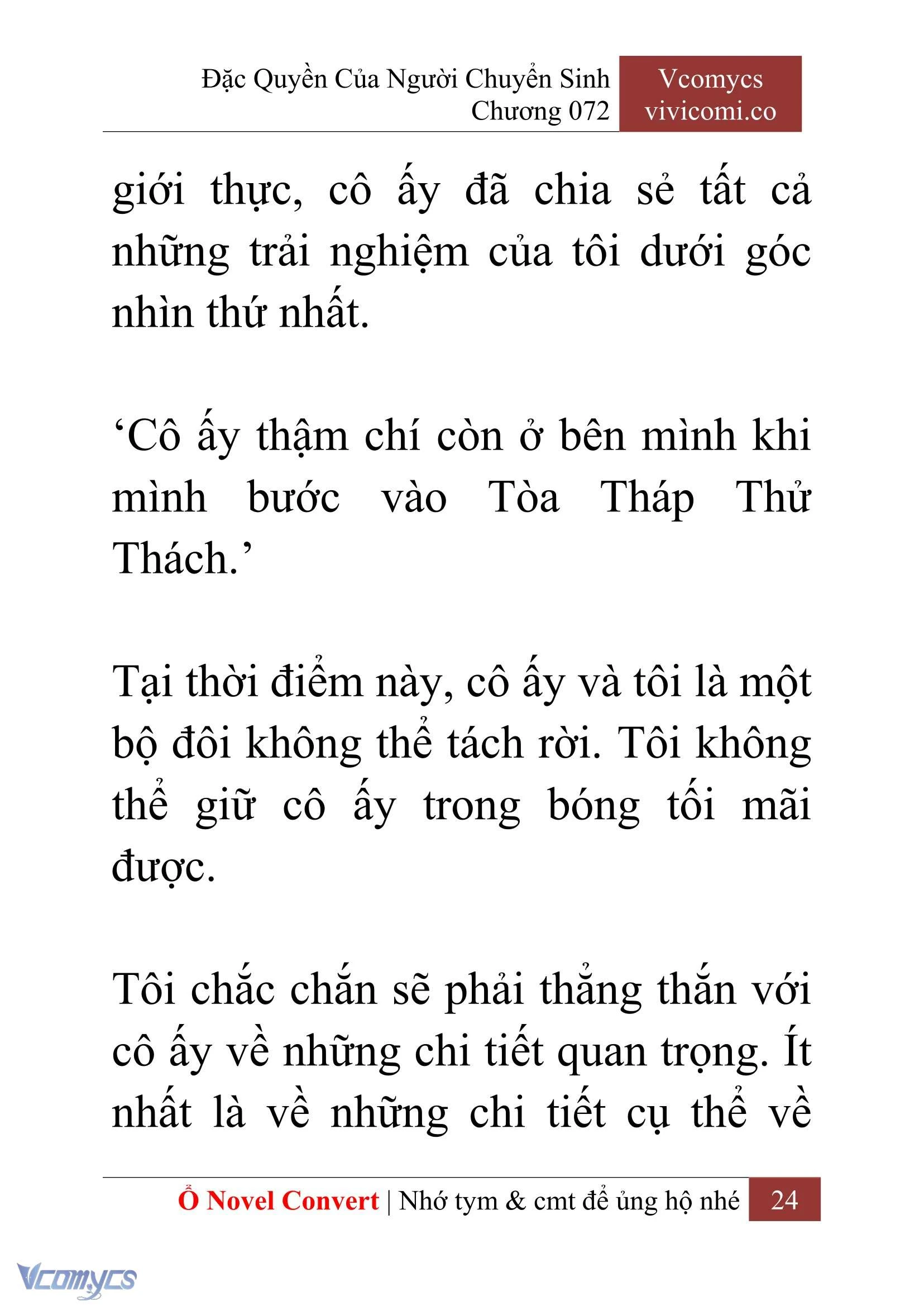 [Novel] Đặc Quyền Của Người Chuyển Sinh Chapter  72 - 26