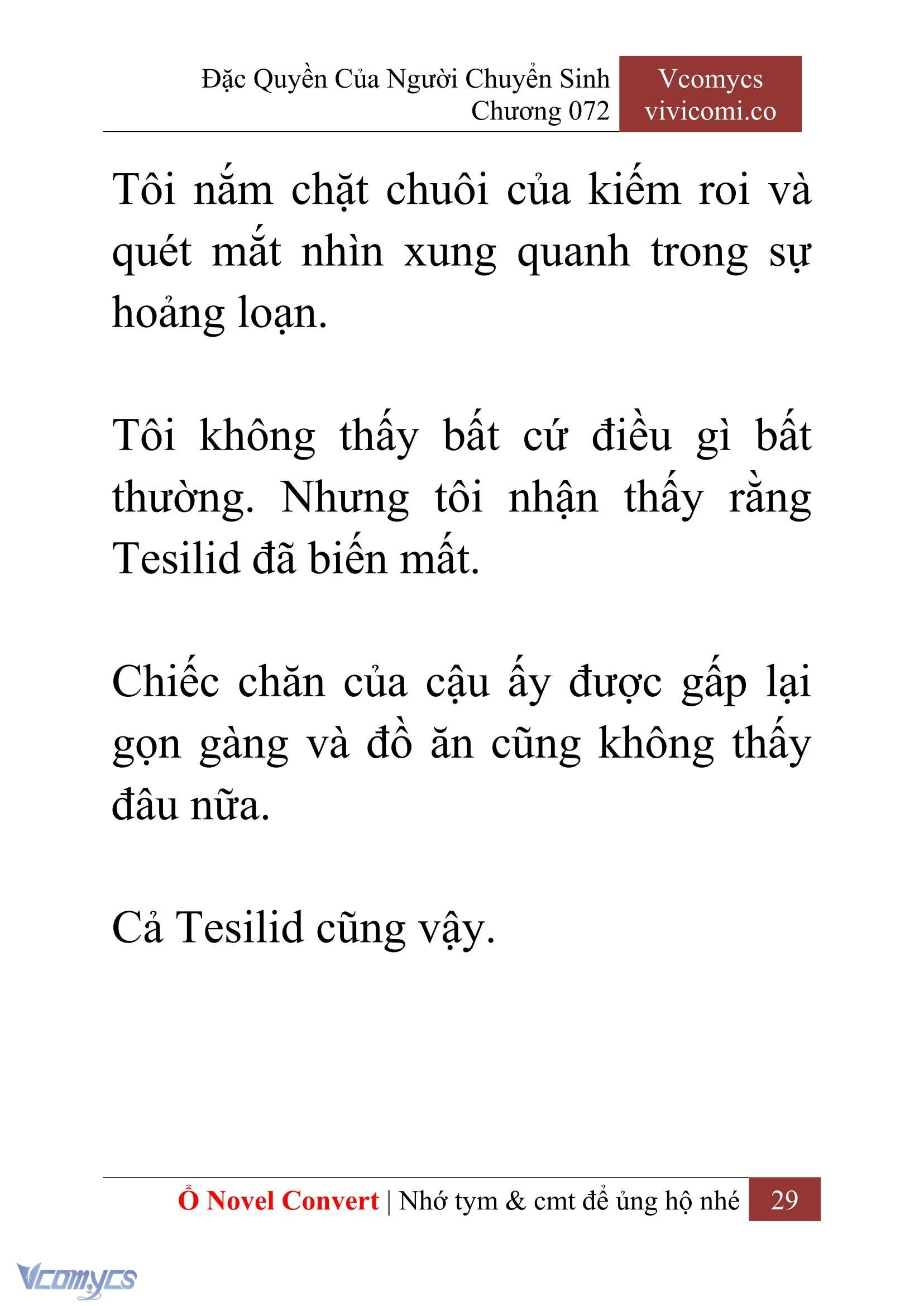 [Novel] Đặc Quyền Của Người Chuyển Sinh Chapter  72 - 31