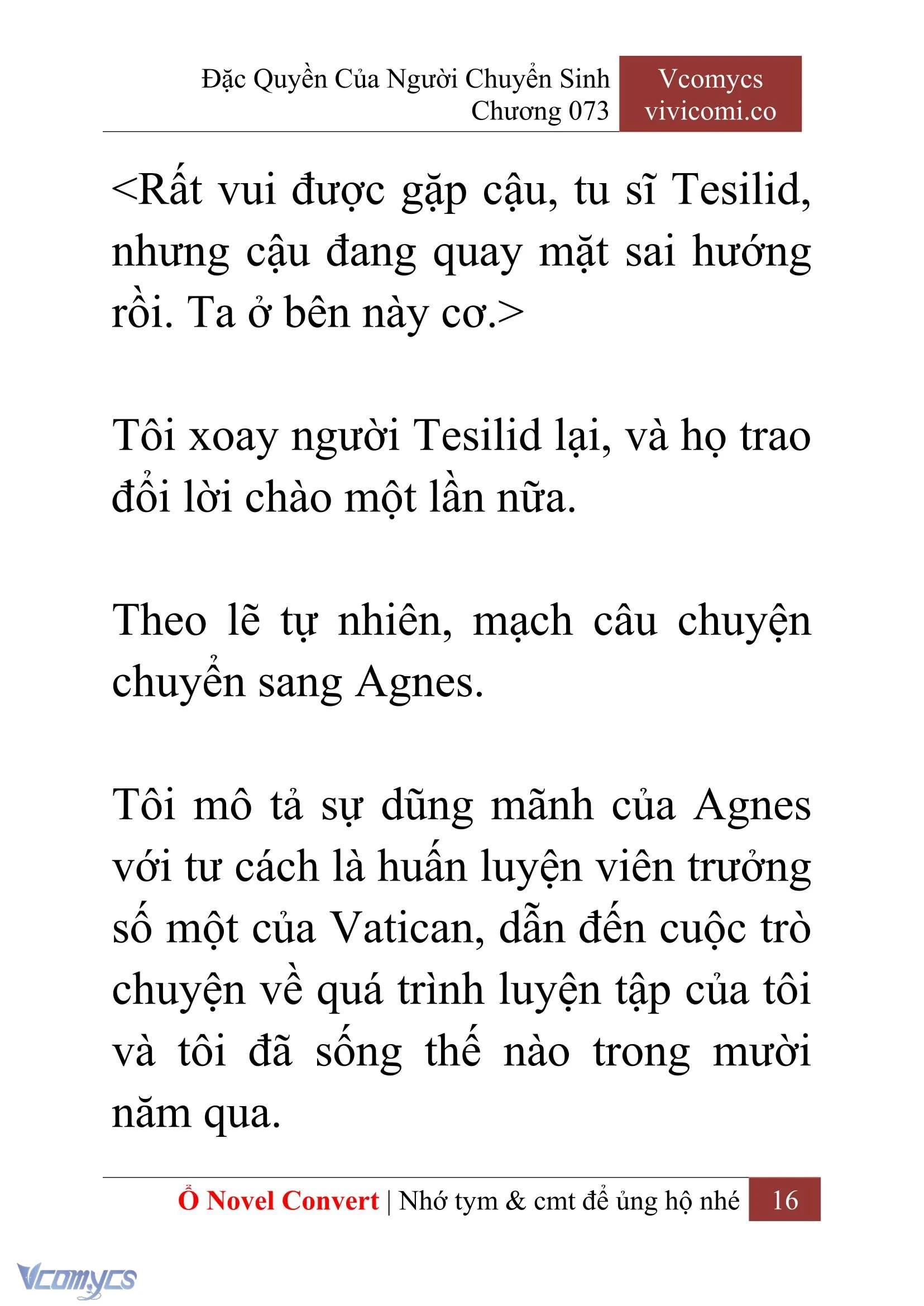 [Novel] Đặc Quyền Của Người Chuyển Sinh Chapter  73 - 18