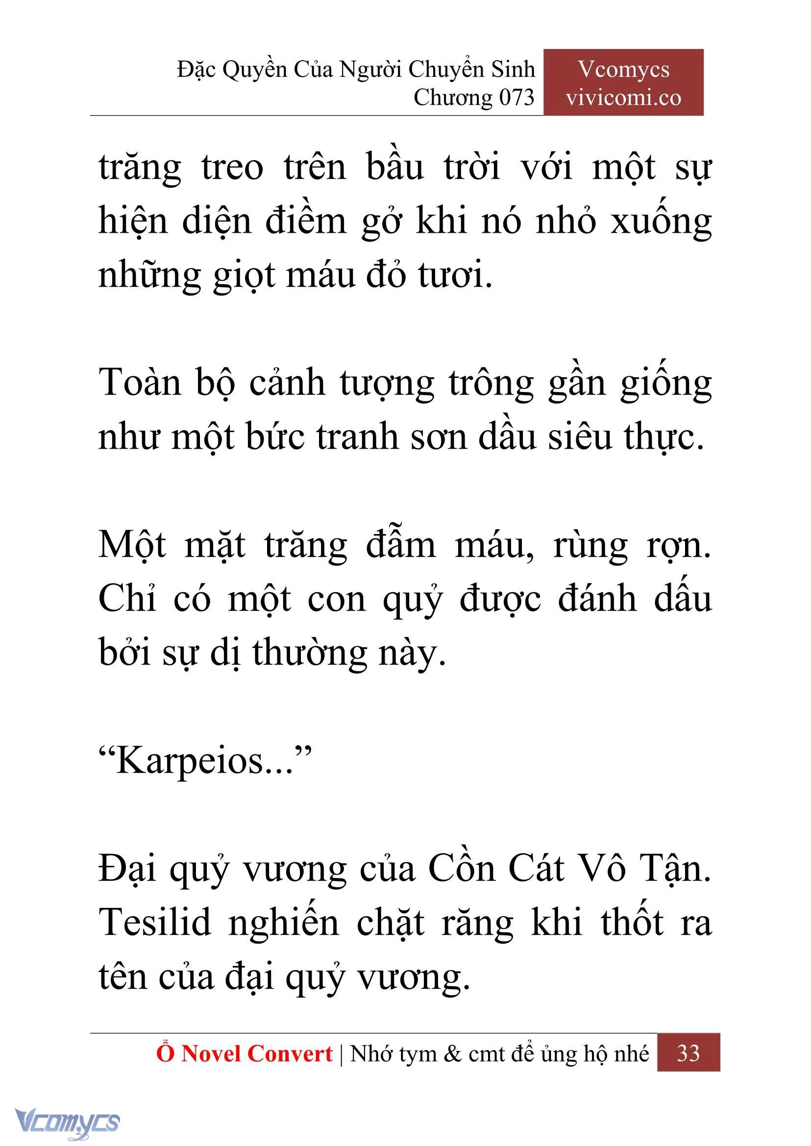 [Novel] Đặc Quyền Của Người Chuyển Sinh Chapter  73 - 35