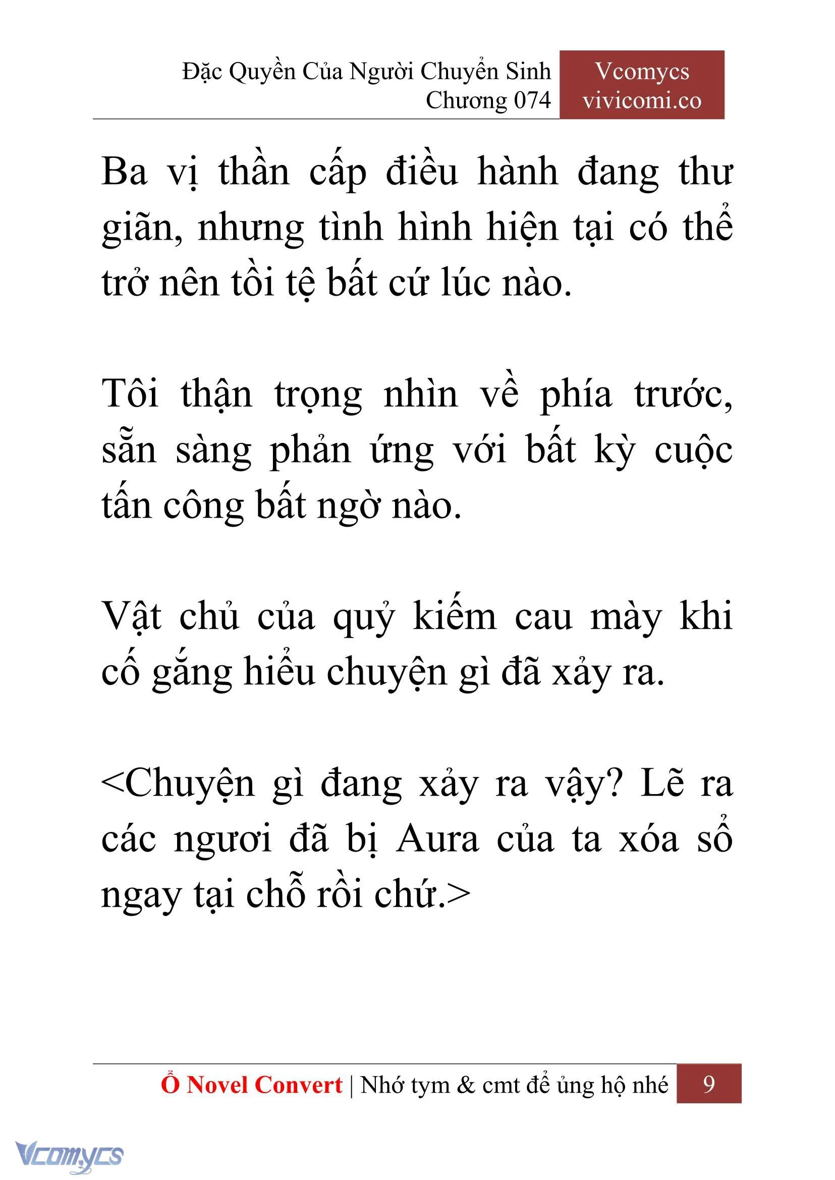 [Novel] Đặc Quyền Của Người Chuyển Sinh Chapter  74 - 11