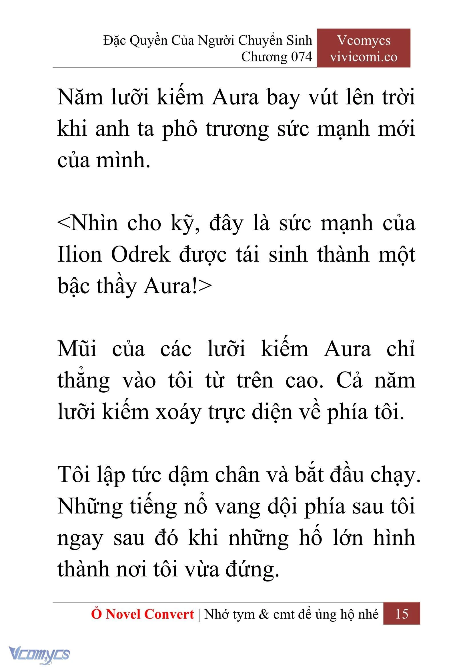 [Novel] Đặc Quyền Của Người Chuyển Sinh Chapter  74 - 17