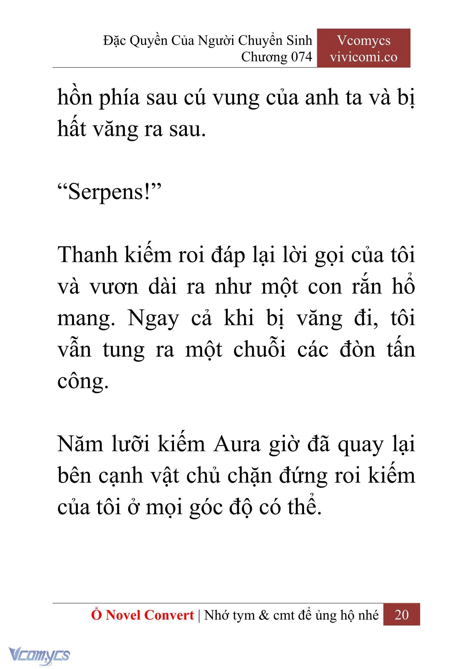 [Novel] Đặc Quyền Của Người Chuyển Sinh Chapter  74 - 22