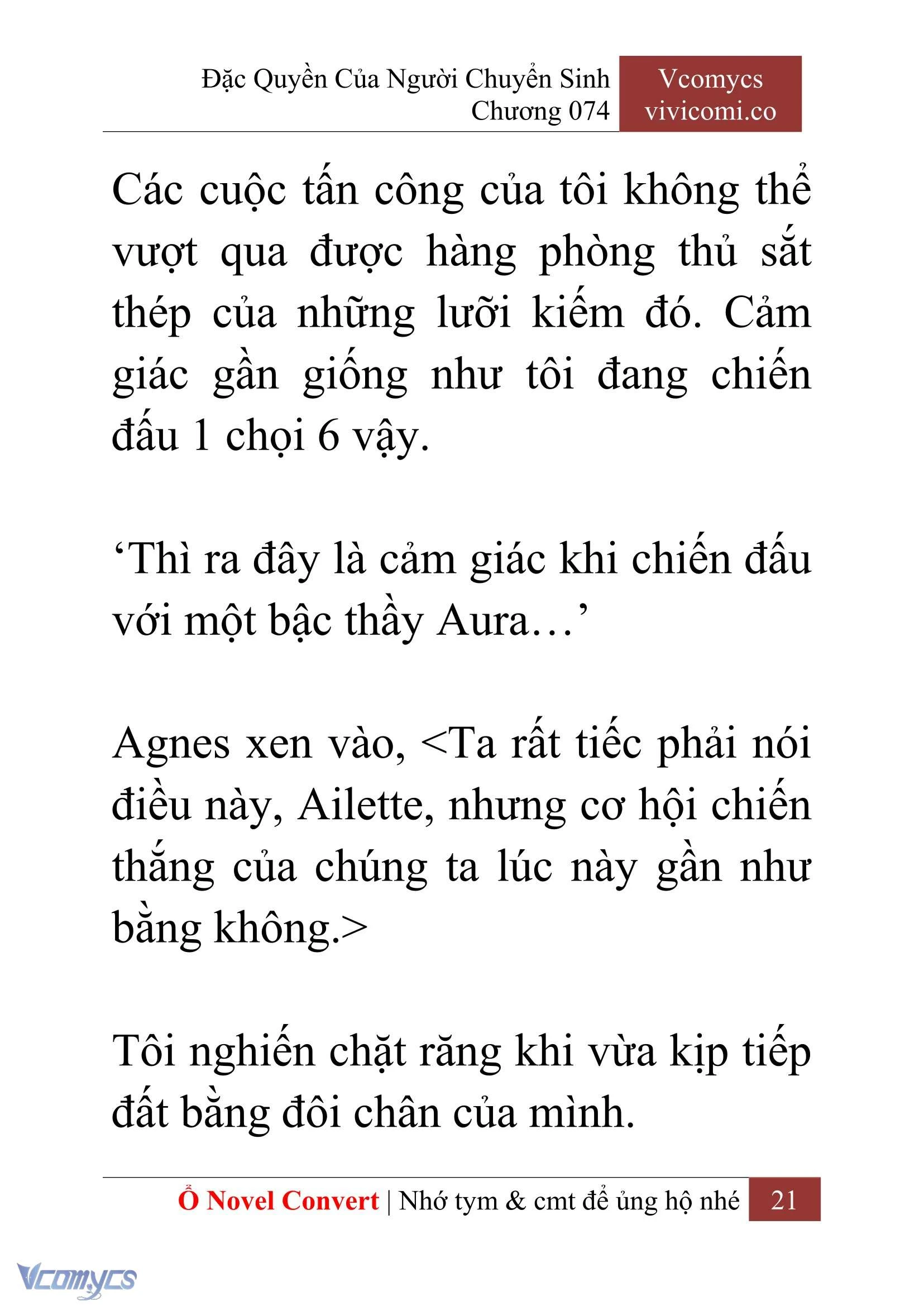 [Novel] Đặc Quyền Của Người Chuyển Sinh Chapter  74 - 23