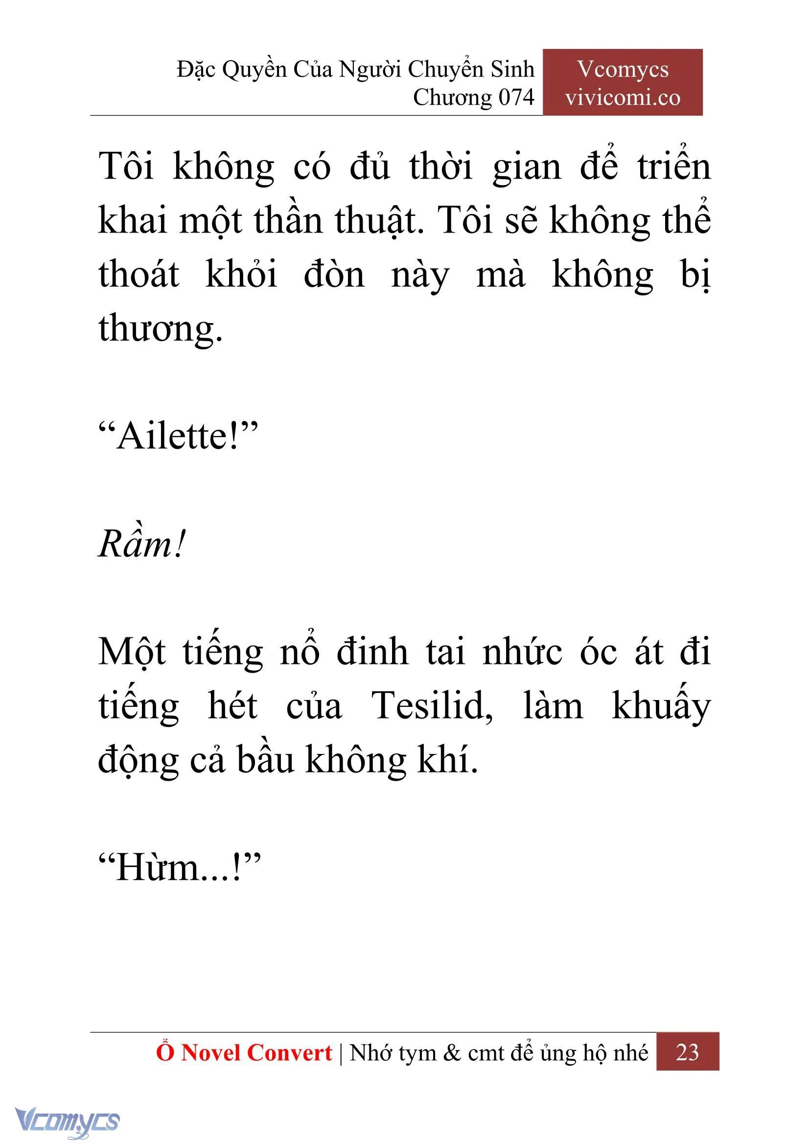 [Novel] Đặc Quyền Của Người Chuyển Sinh Chapter  74 - 25