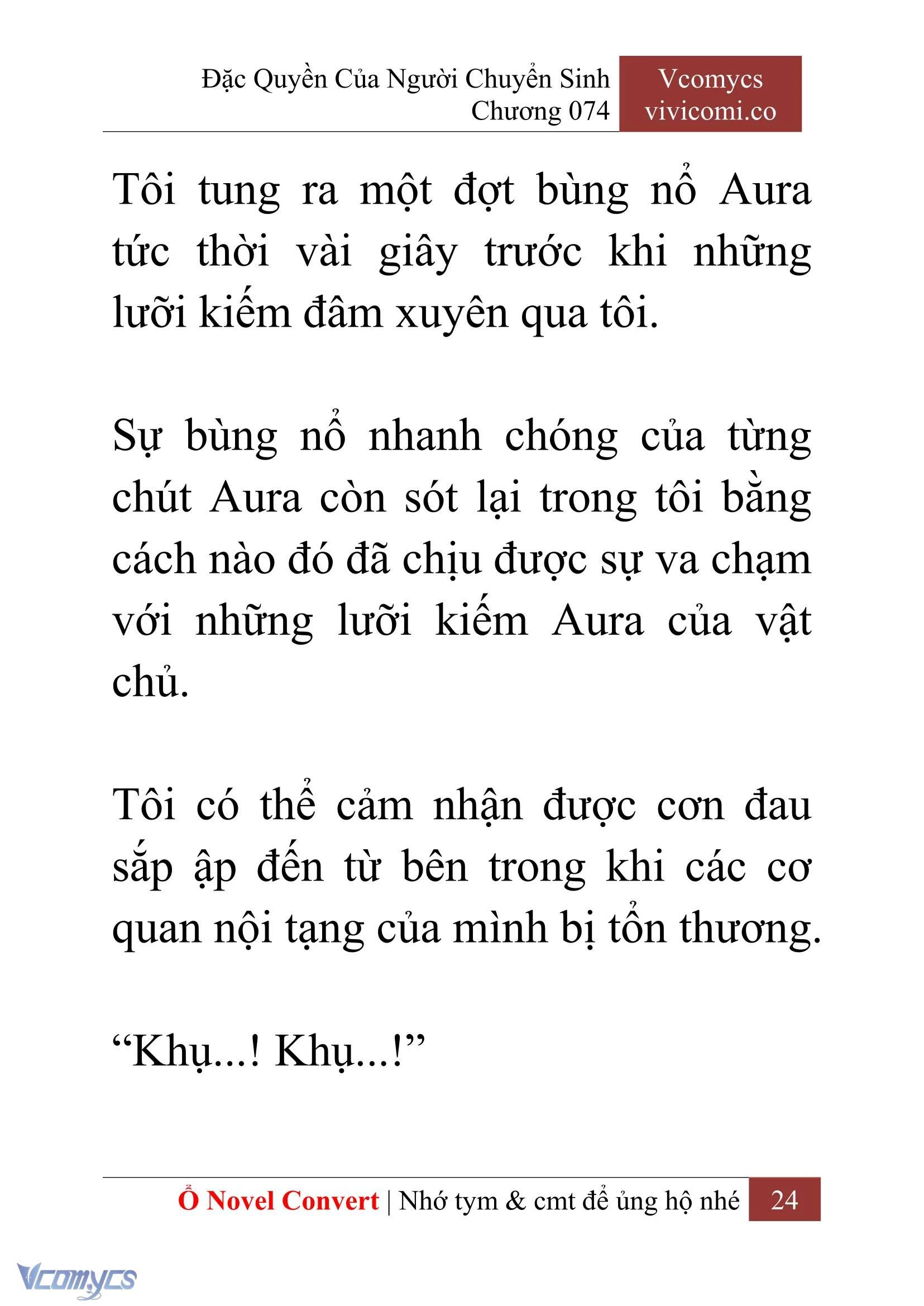 [Novel] Đặc Quyền Của Người Chuyển Sinh Chapter  74 - 26