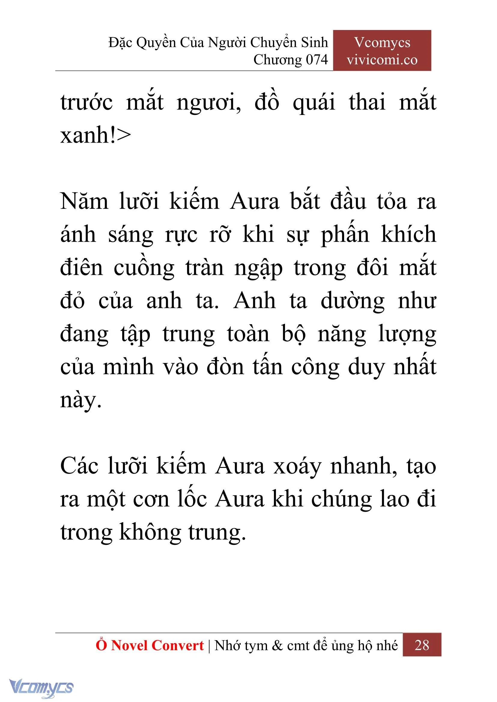 [Novel] Đặc Quyền Của Người Chuyển Sinh Chapter  74 - 30