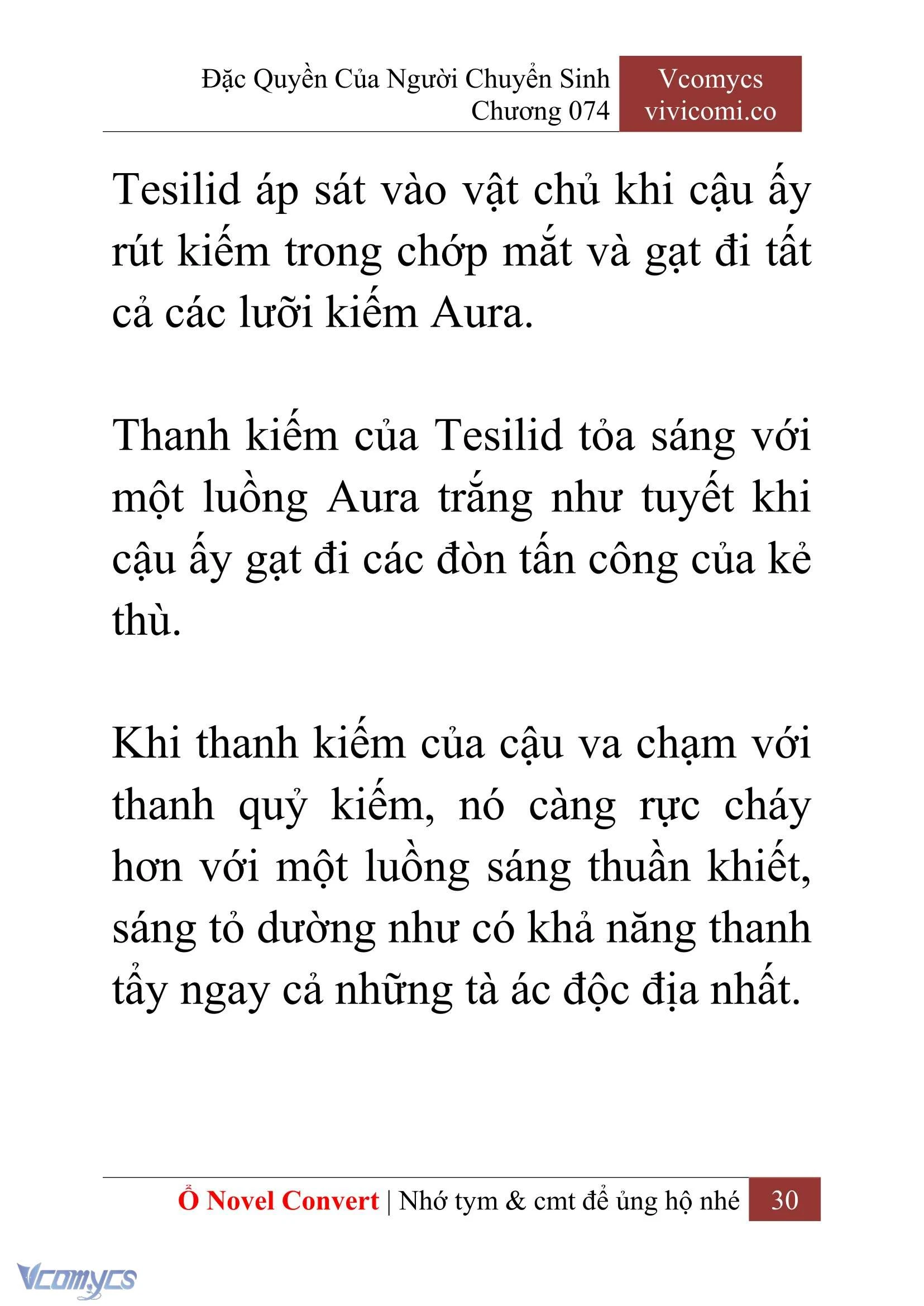 [Novel] Đặc Quyền Của Người Chuyển Sinh Chapter  74 - 32