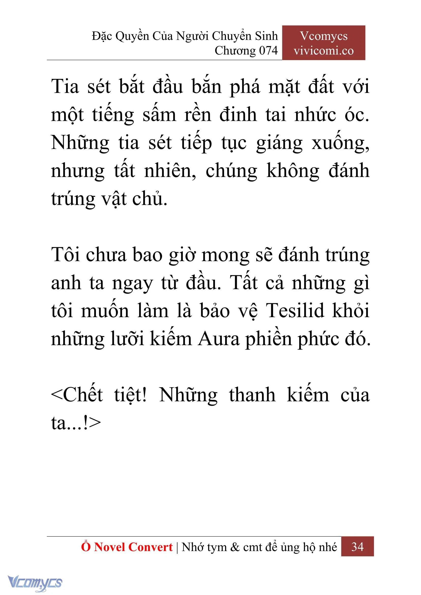 [Novel] Đặc Quyền Của Người Chuyển Sinh Chapter  74 - 36