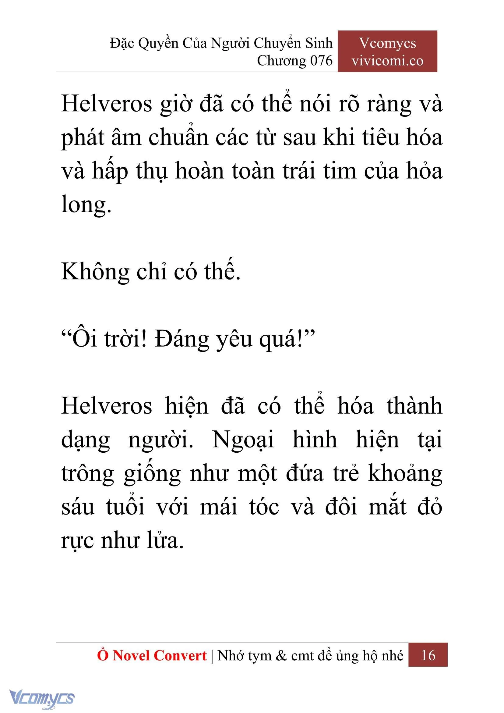 [Novel] Đặc Quyền Của Người Chuyển Sinh Chapter  76 - 18