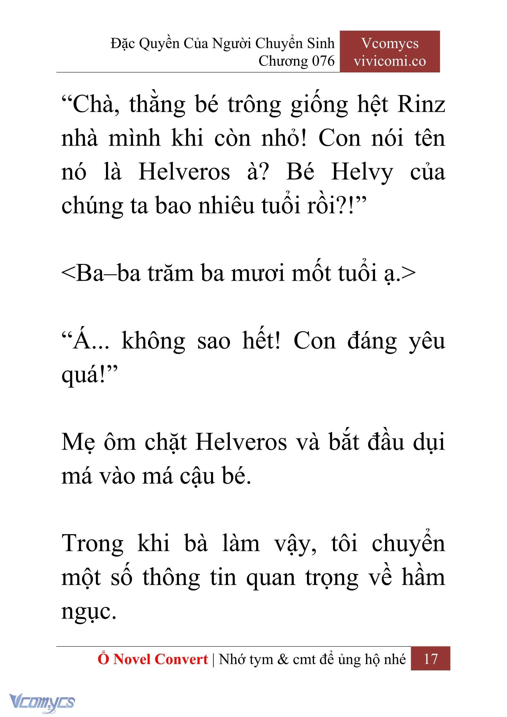 [Novel] Đặc Quyền Của Người Chuyển Sinh Chapter  76 - 19