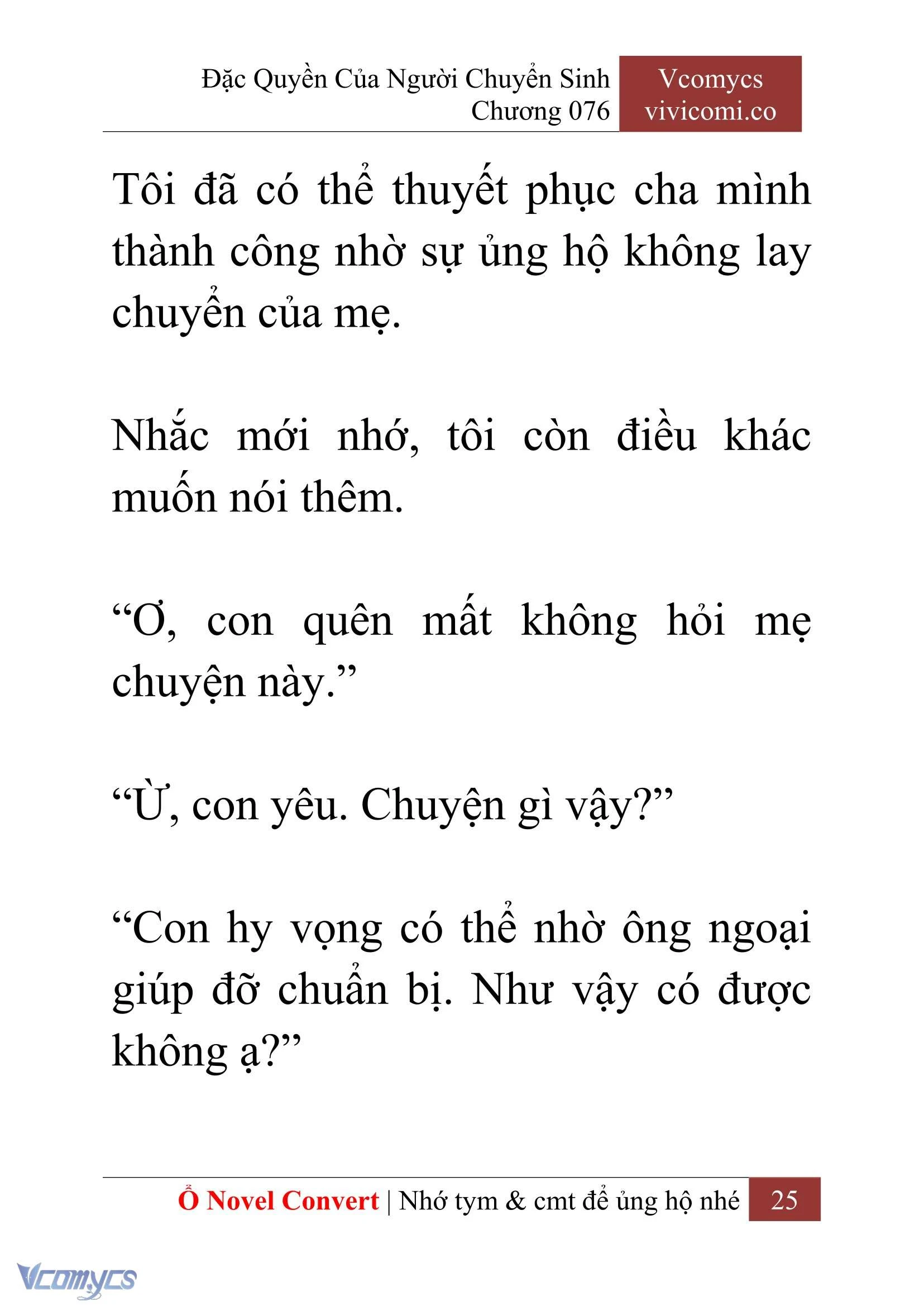 [Novel] Đặc Quyền Của Người Chuyển Sinh Chapter  76 - 27