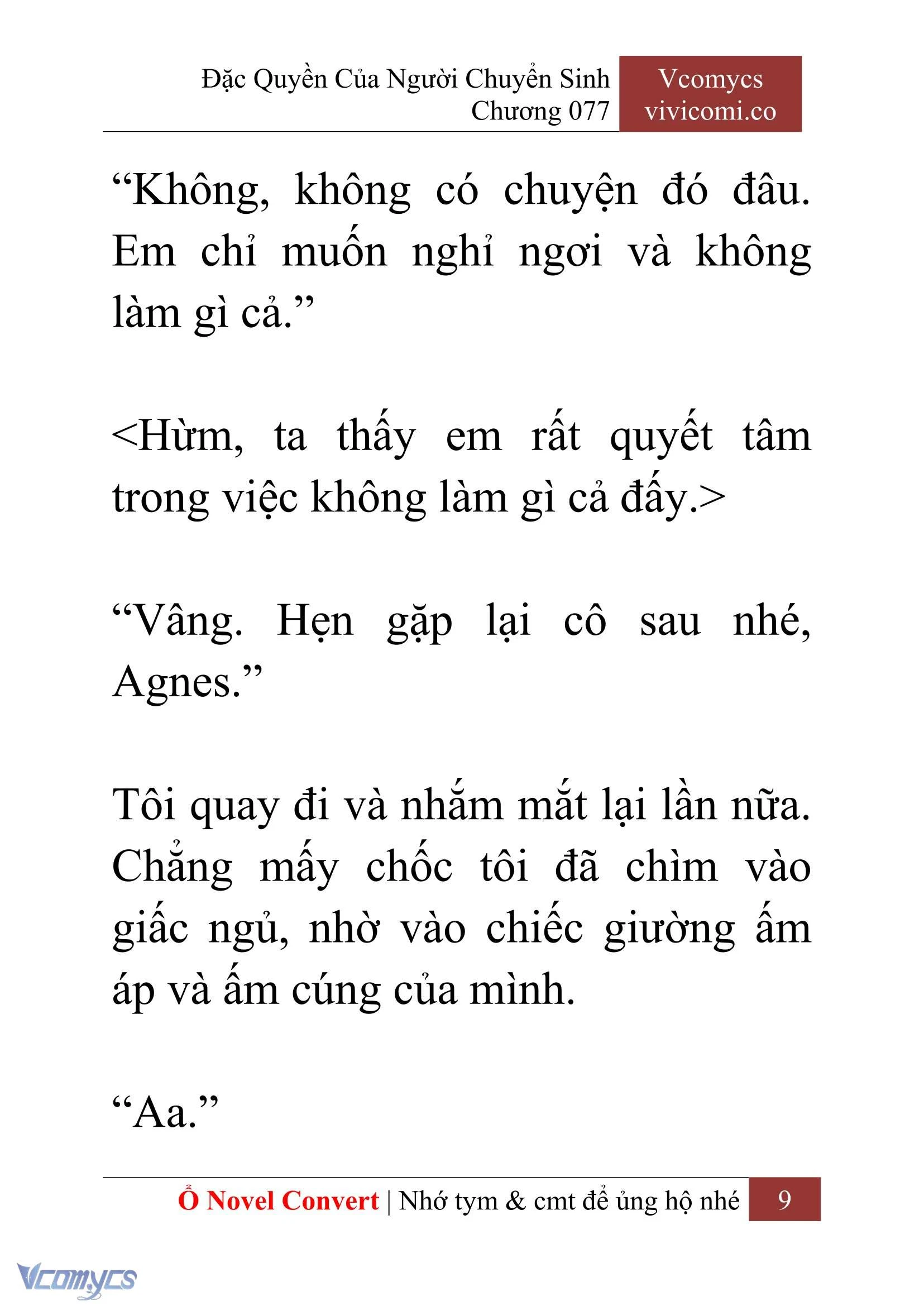 [Novel] Đặc Quyền Của Người Chuyển Sinh Chapter  77 - 11