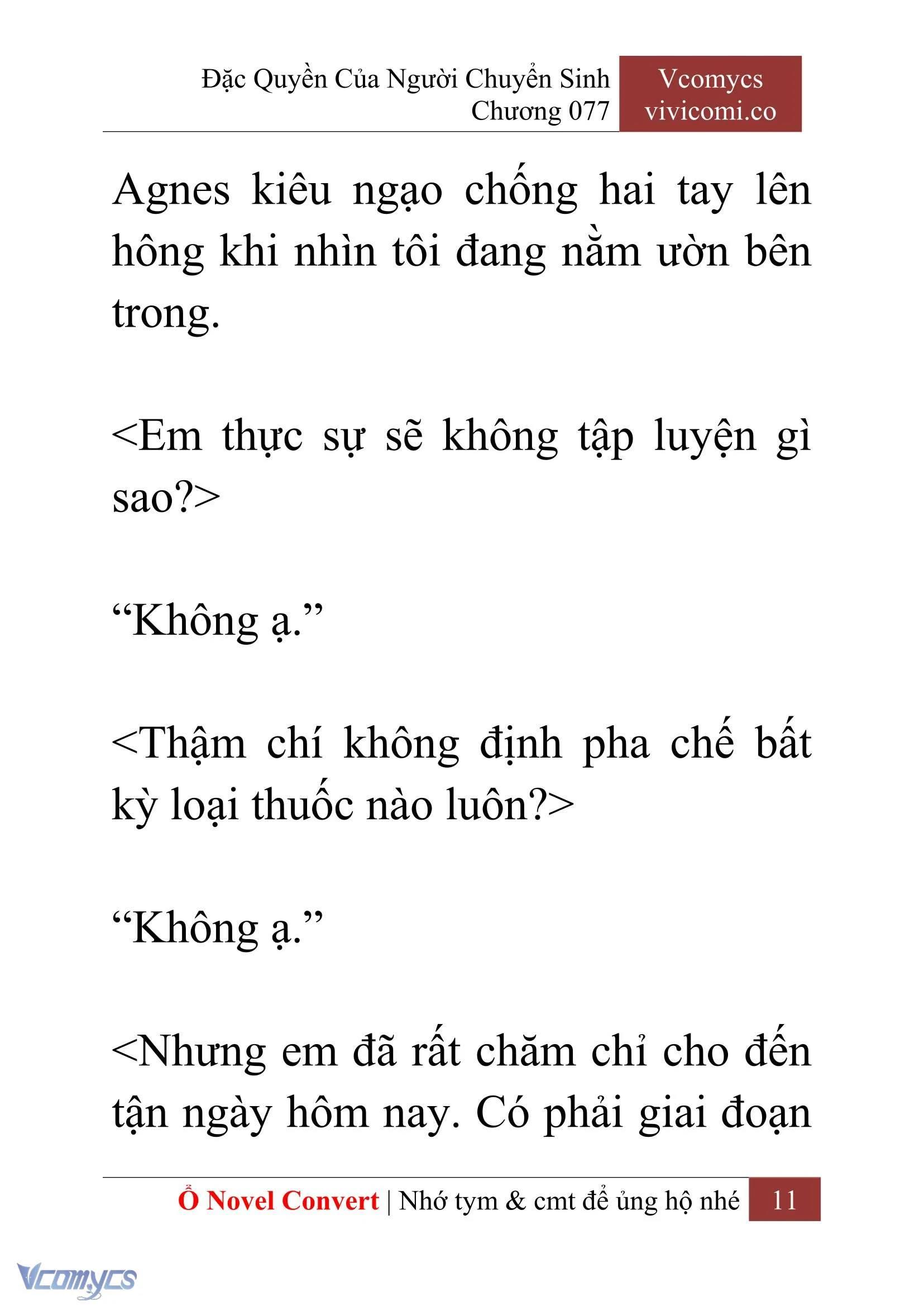 [Novel] Đặc Quyền Của Người Chuyển Sinh Chapter  77 - 13