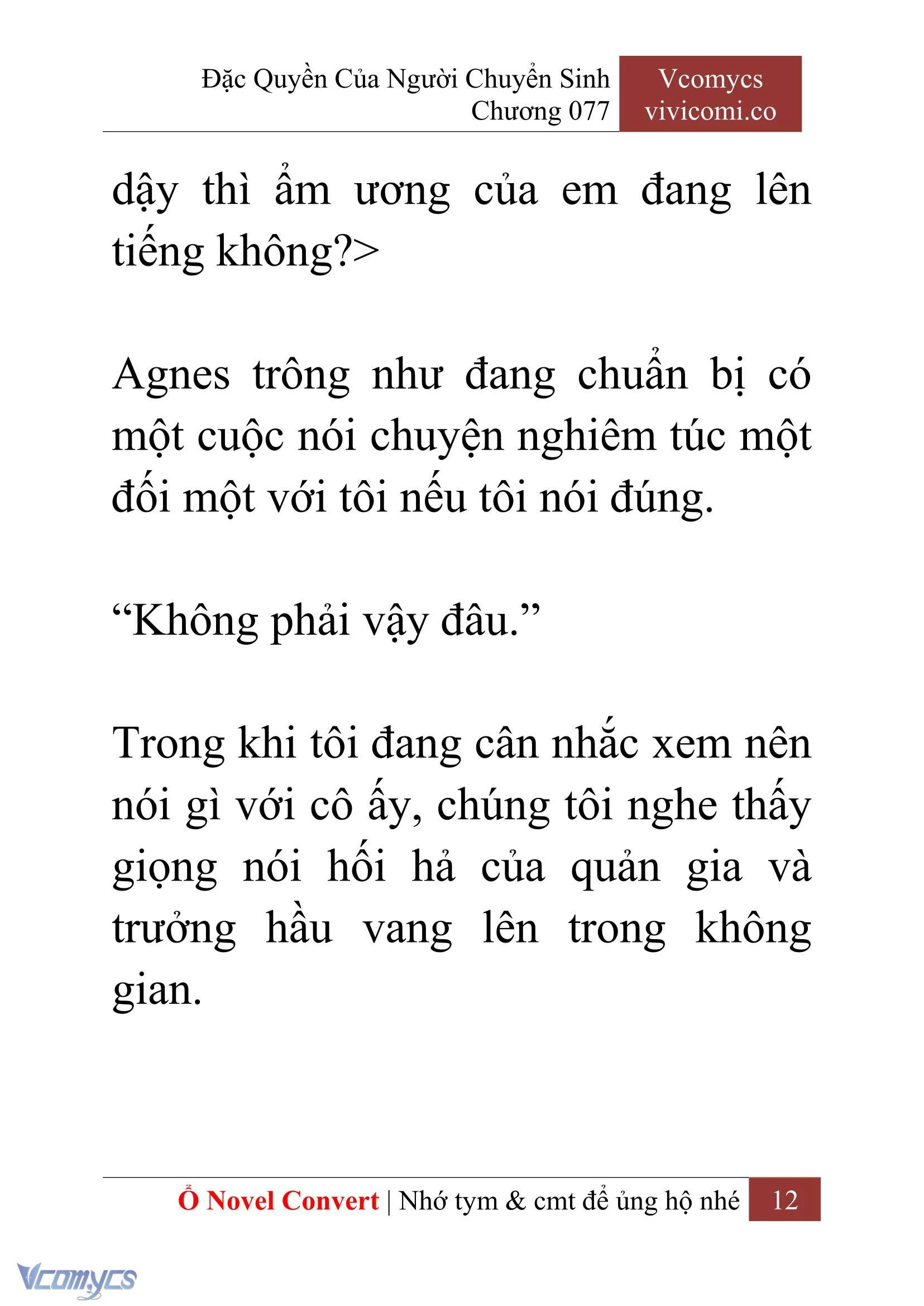 [Novel] Đặc Quyền Của Người Chuyển Sinh Chapter  77 - 14