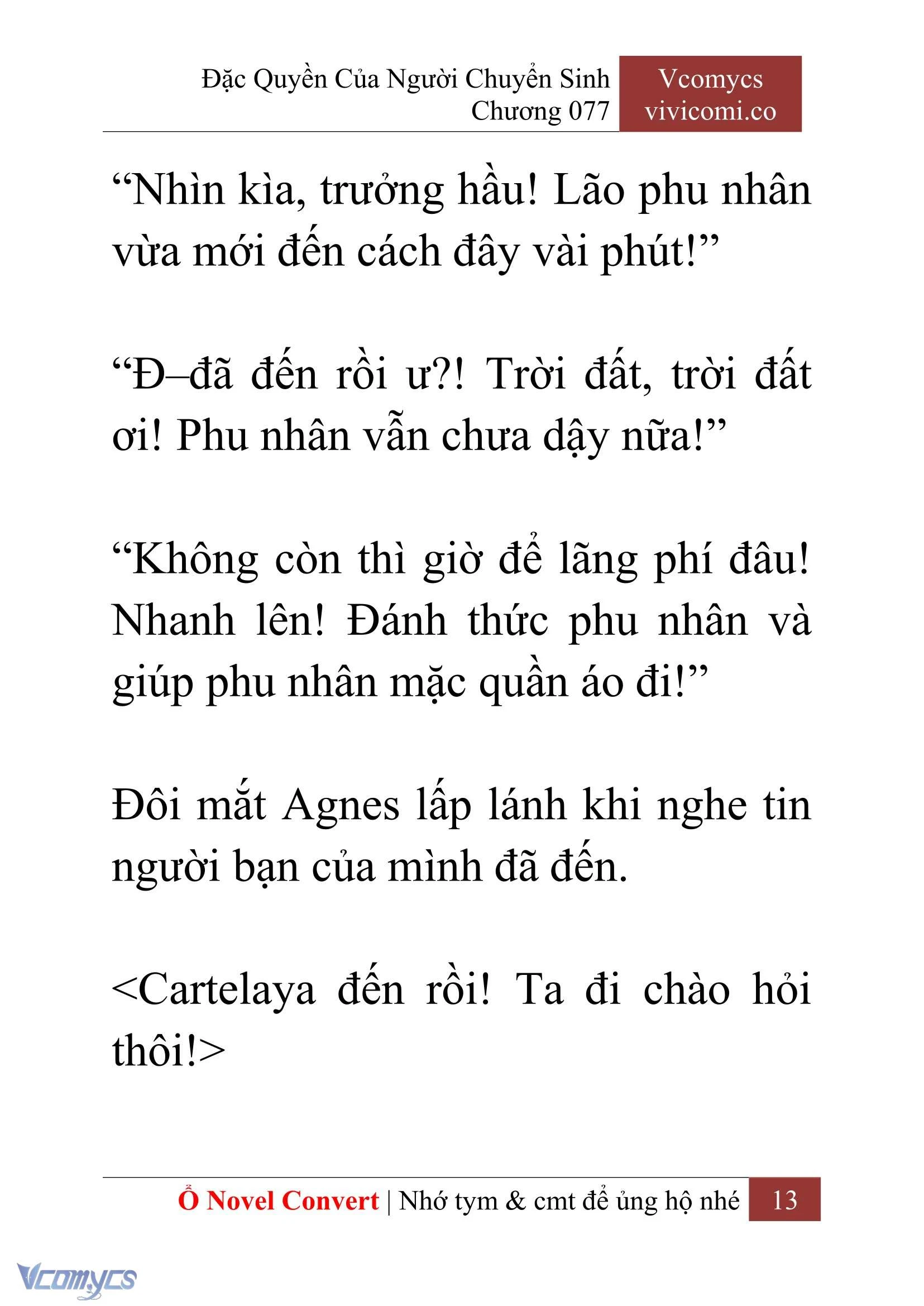 [Novel] Đặc Quyền Của Người Chuyển Sinh Chapter  77 - 15